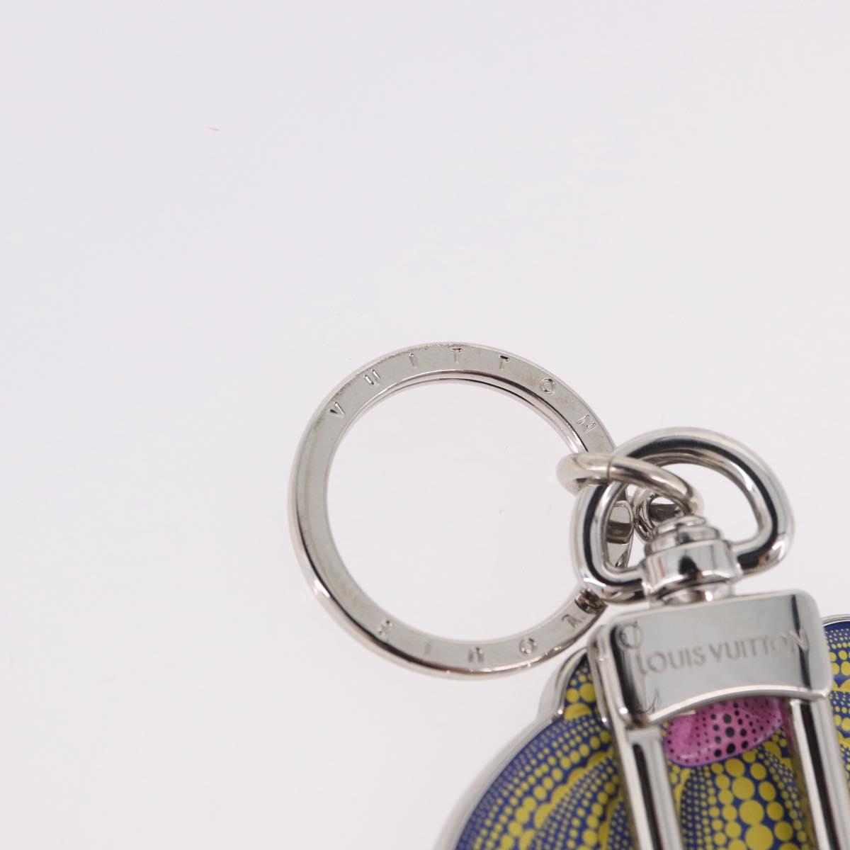 LOUIS VUITTON Porte Cles Pumpkin Charm Metal Yellow M01103 LV Auth 190202M