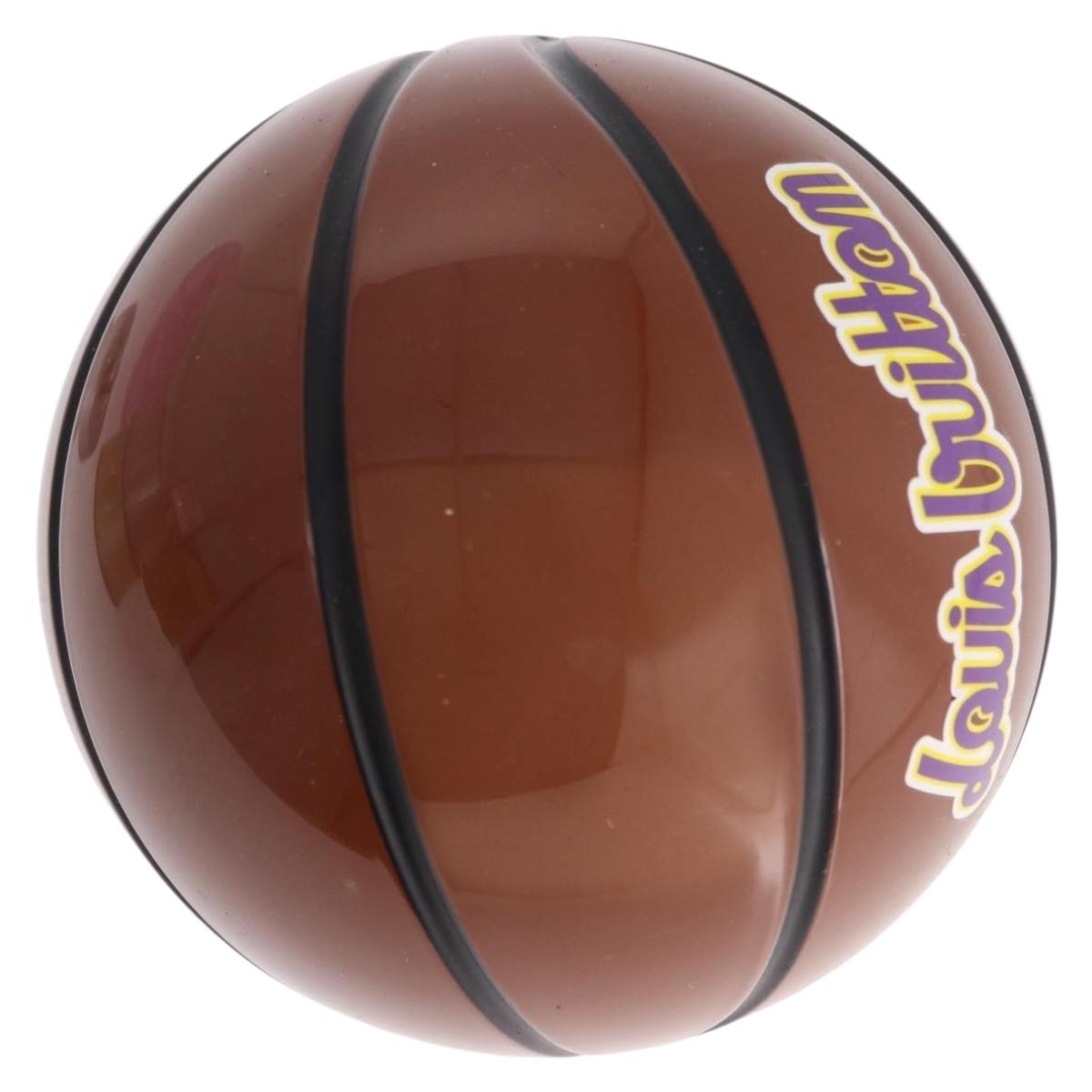 LOUIS VUITTON Press Papier Basketball Object Plastic Brown LV Auth 190205SM