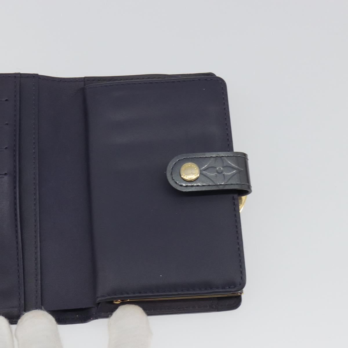 LOUIS VUITTON Vernis Porte Monnaie Viennois Wallet Violet LV Auth 190224A