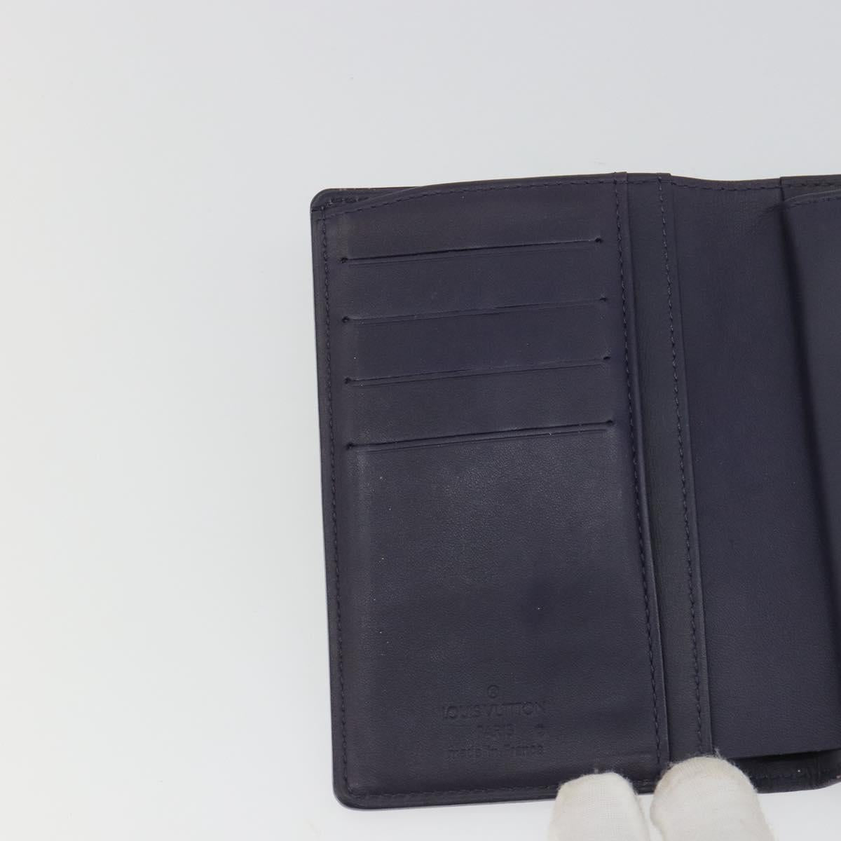 LOUIS VUITTON Vernis Porte Monnaie Viennois Wallet Violet LV Auth 190224A
