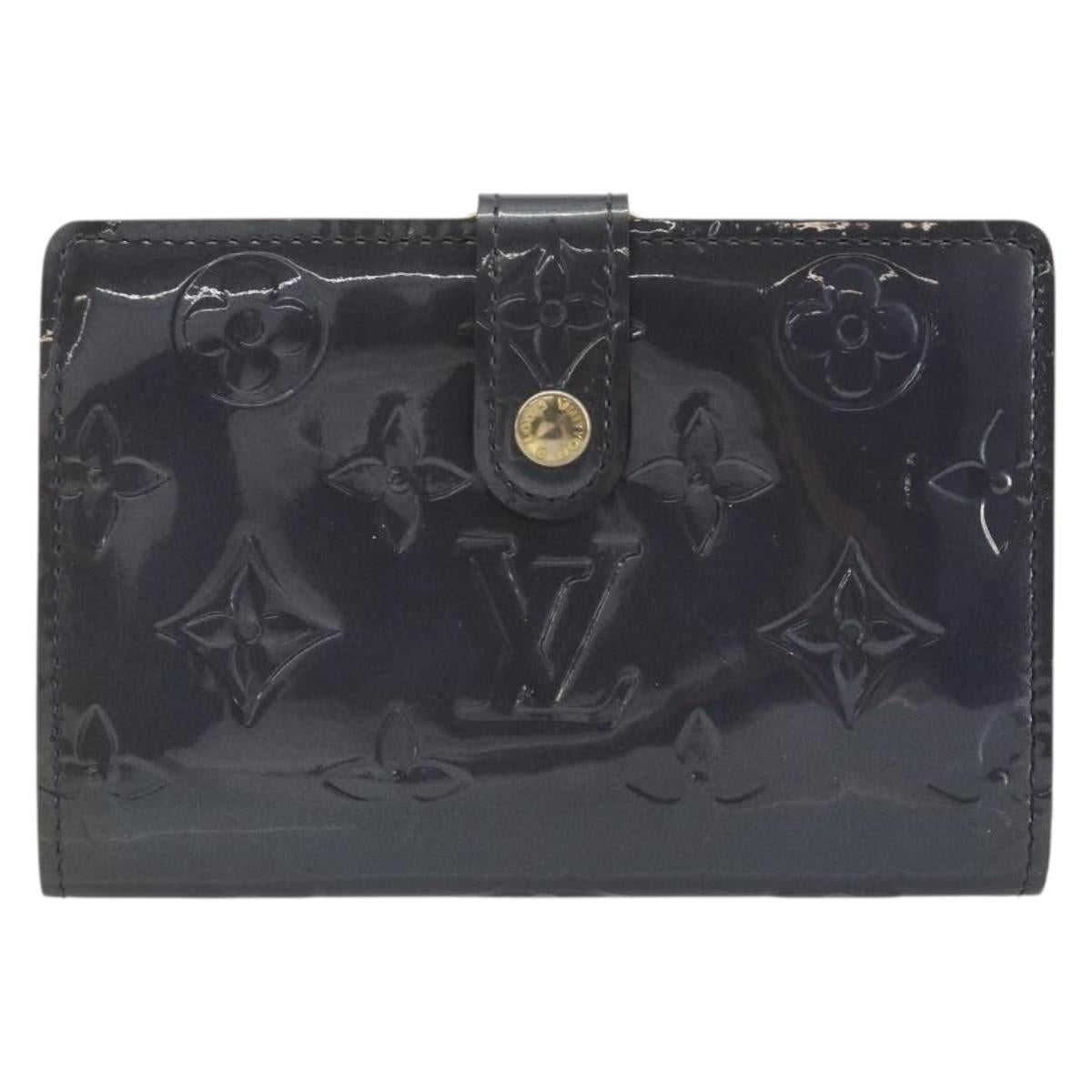 LOUIS VUITTON Vernis Porte Monnaie Viennois Wallet Violet LV Auth 190224A
