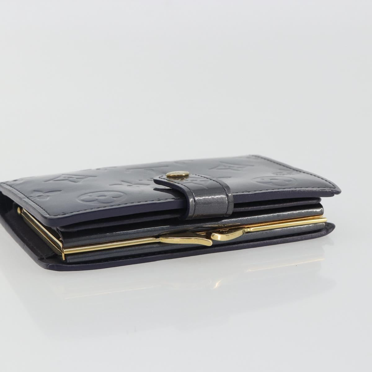 LOUIS VUITTON Vernis Porte Monnaie Viennois Wallet Violet LV Auth 190224A