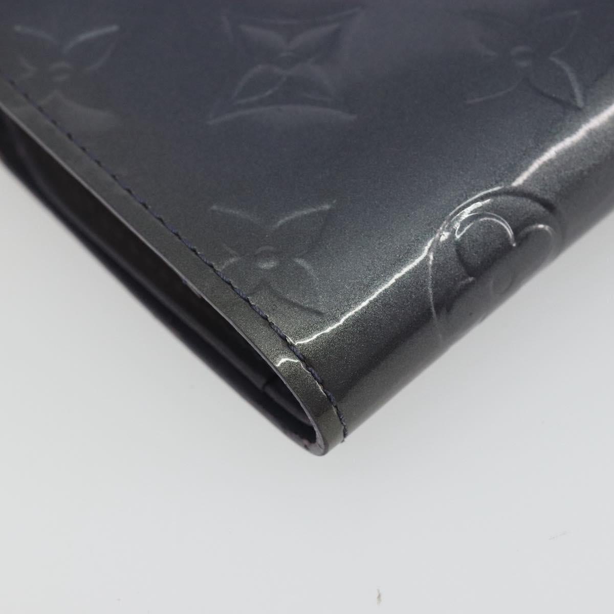 LOUIS VUITTON Vernis Porte Monnaie Viennois Wallet Violet LV Auth 190224A