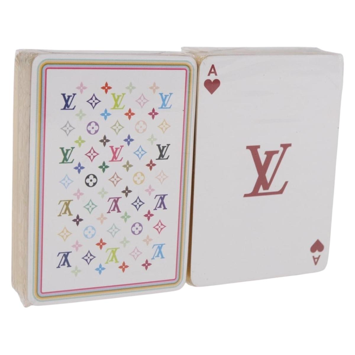 LOUIS VUITTON Playing Cards Paper Multicolor LV Auth 190230M