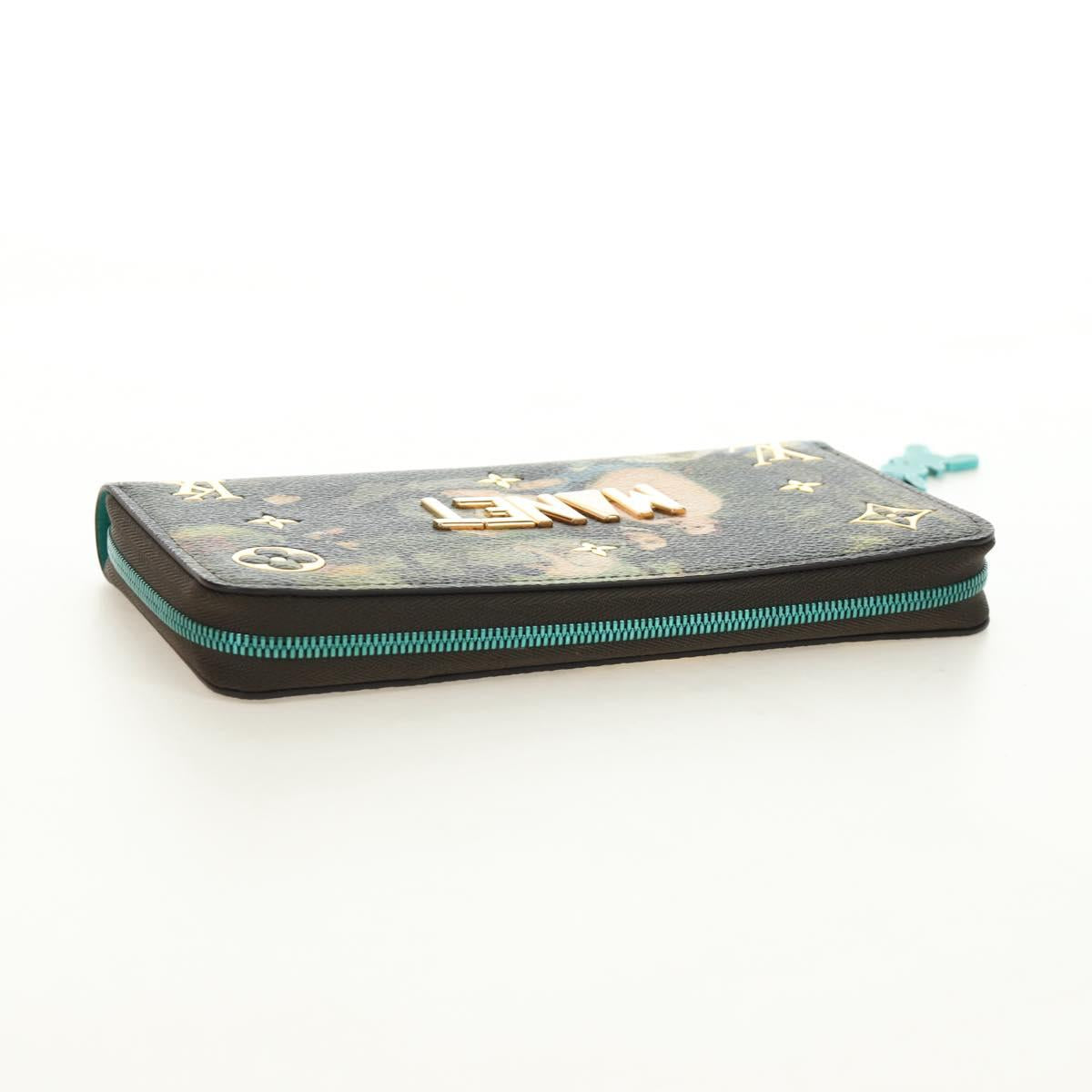 LOUIS VUITTON Masters Collection MONET Zippy Wallet M64602 LV Auth 190234SM