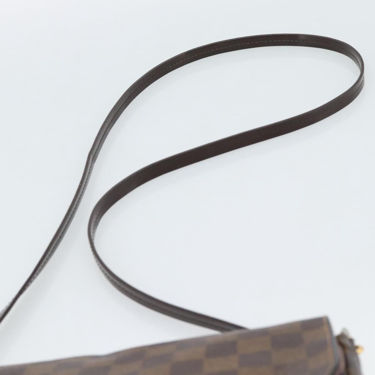 LOUIS VUITTON Damier Ebene Favorit PM Shoulder Bag 2way N41276 LV Auth 190240