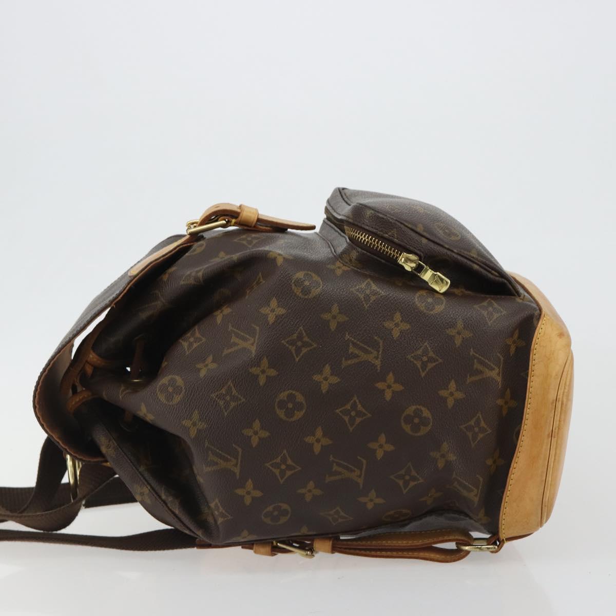 LOUIS VUITTON Monogram Montsouris GM Backpack M51135 LV Auth 190248