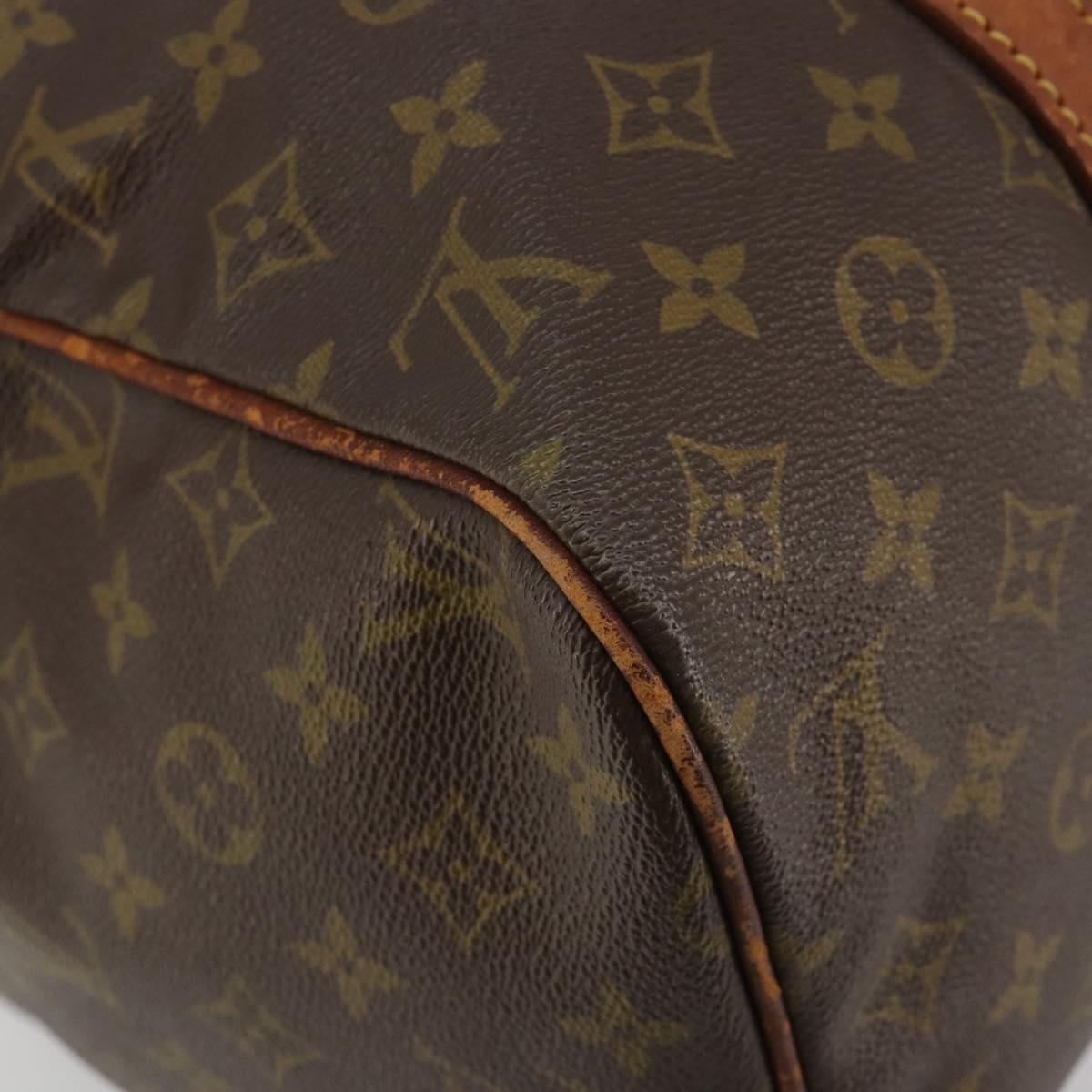 LOUIS VUITTON Monogram Sac Souple 35 Boston Bag M41626 LV Auth 190250