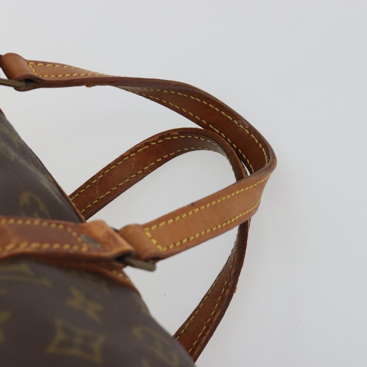 LOUIS VUITTON Monogram Sac Souple 35 Boston Bag M41626 LV Auth 190250