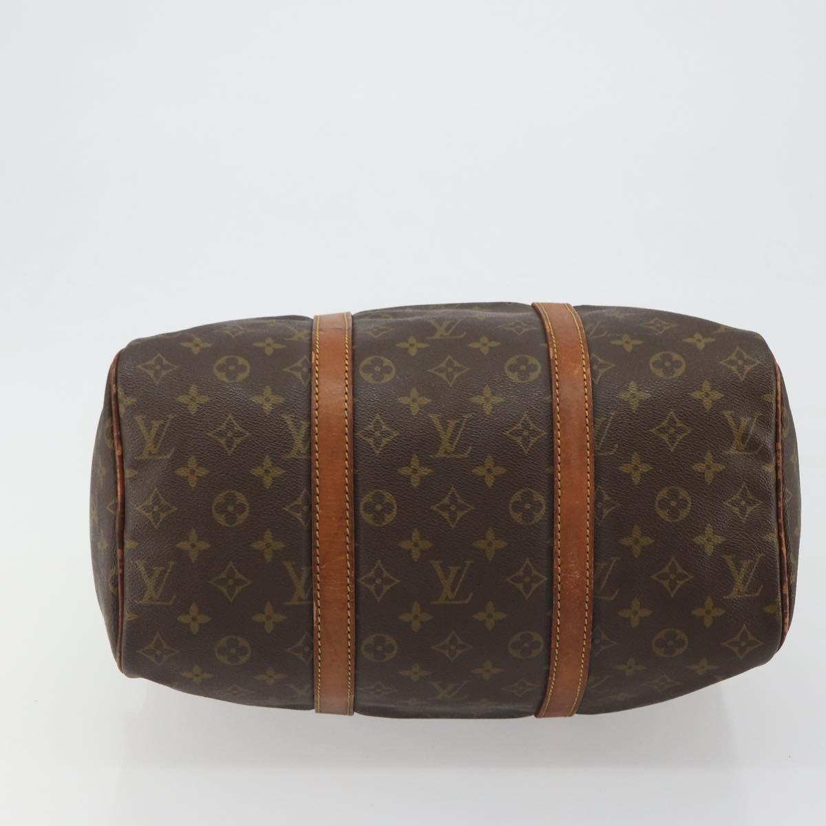 LOUIS VUITTON Monogram Sac Souple 35 Boston Bag M41626 LV Auth 190250