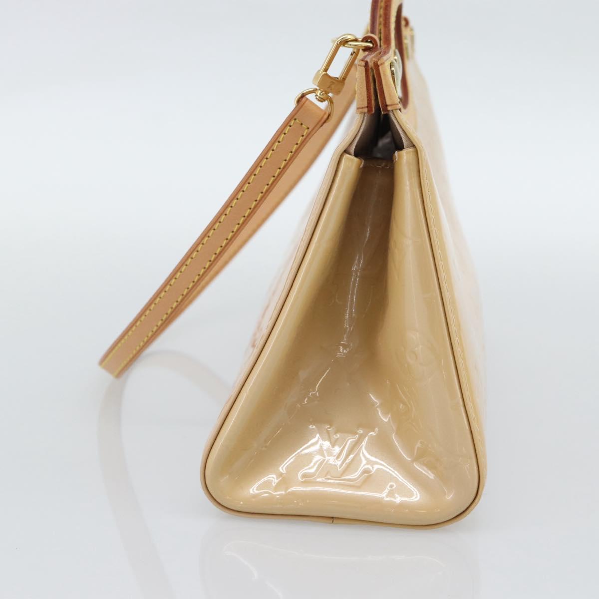LOUIS VUITTON Vernis Roxbury Drive Bag 2way Rose flow lantern M91391 Auth 190251
