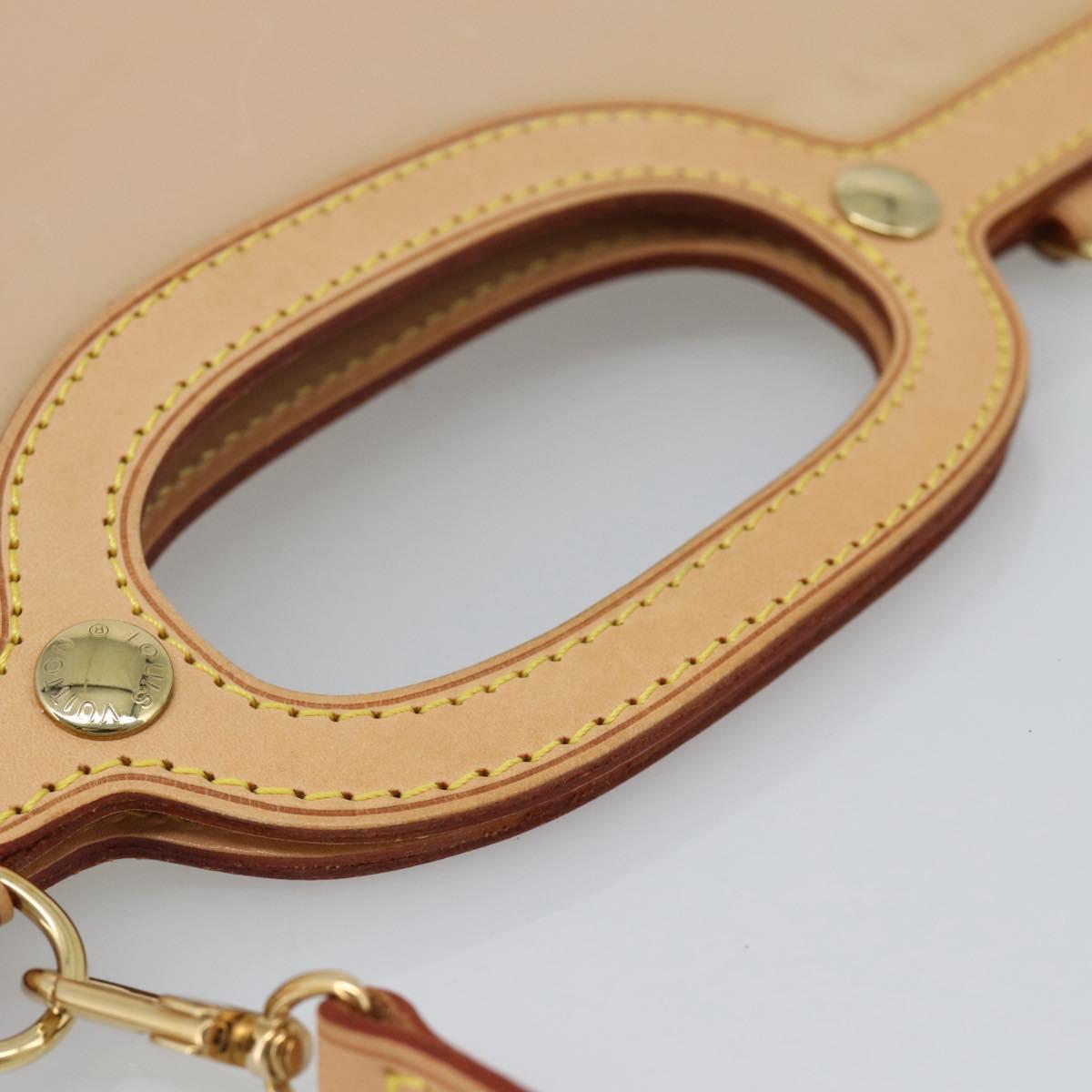 LOUIS VUITTON Vernis Roxbury Drive Bag 2way Rose flow lantern M91391 Auth 190251