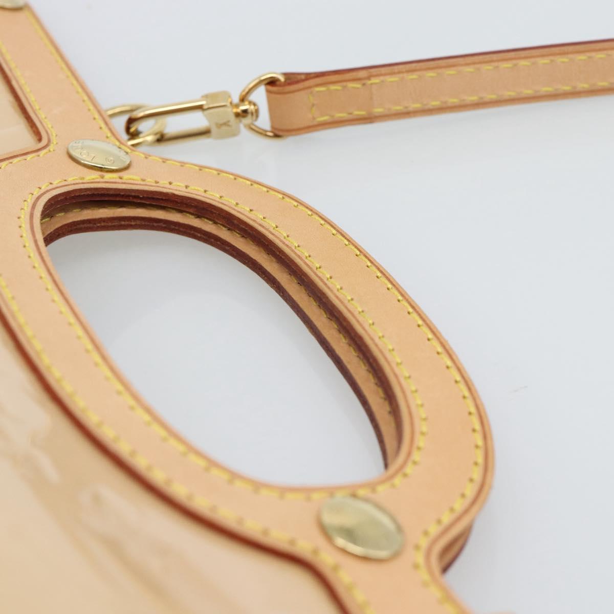 LOUIS VUITTON Vernis Roxbury Drive Bag 2way Rose flow lantern M91391 Auth 190251