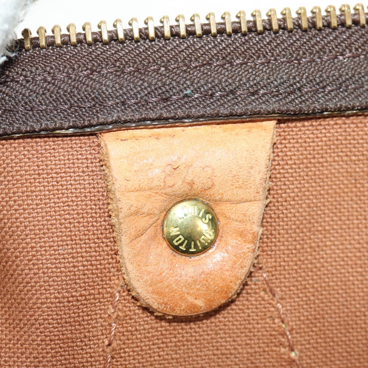 LOUIS VUITTON Monogram Speedy 40 Hand Bag M41522 LV Auth 190252V