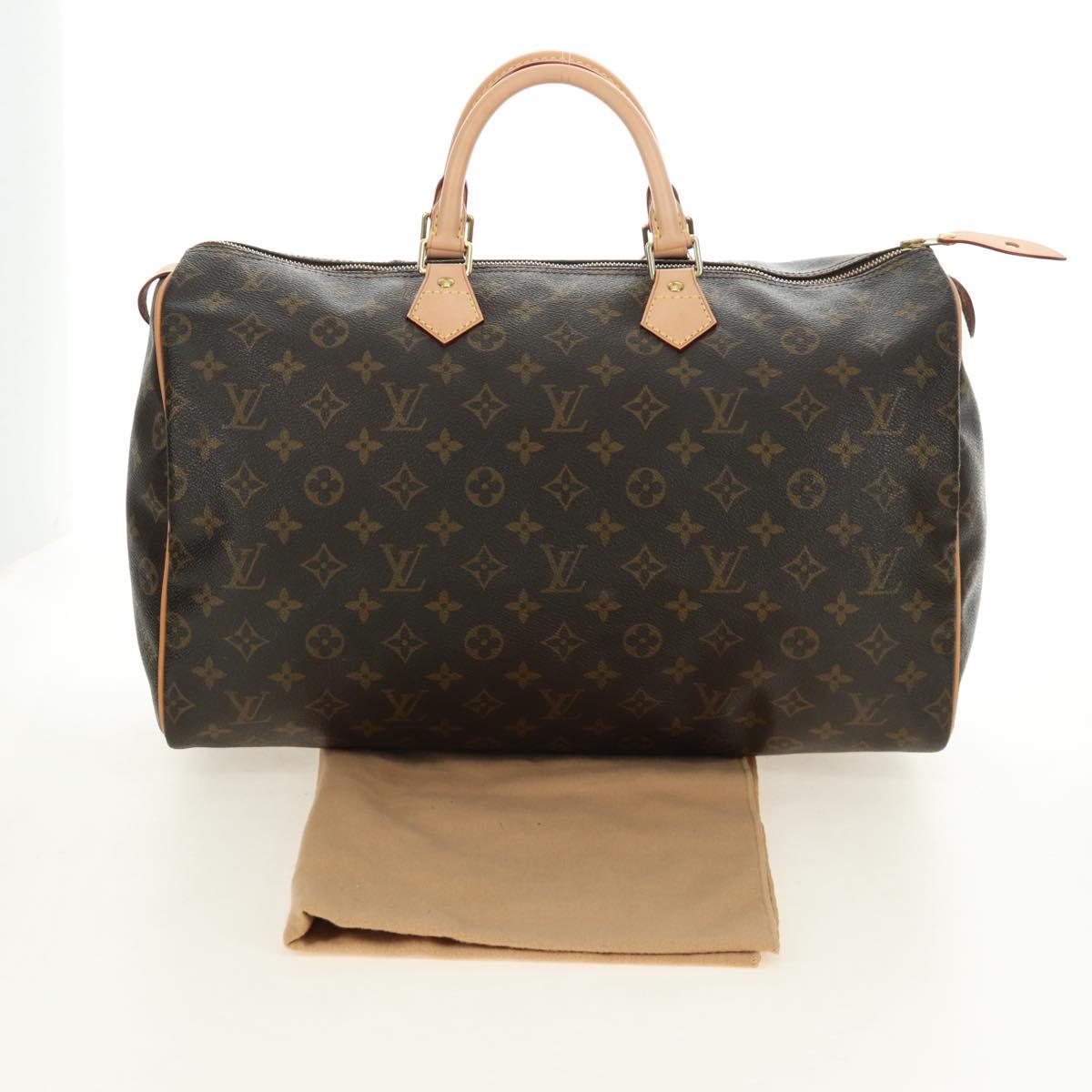 LOUIS VUITTON Monogram Speedy 40 Hand Bag M41522 LV Auth 190252V