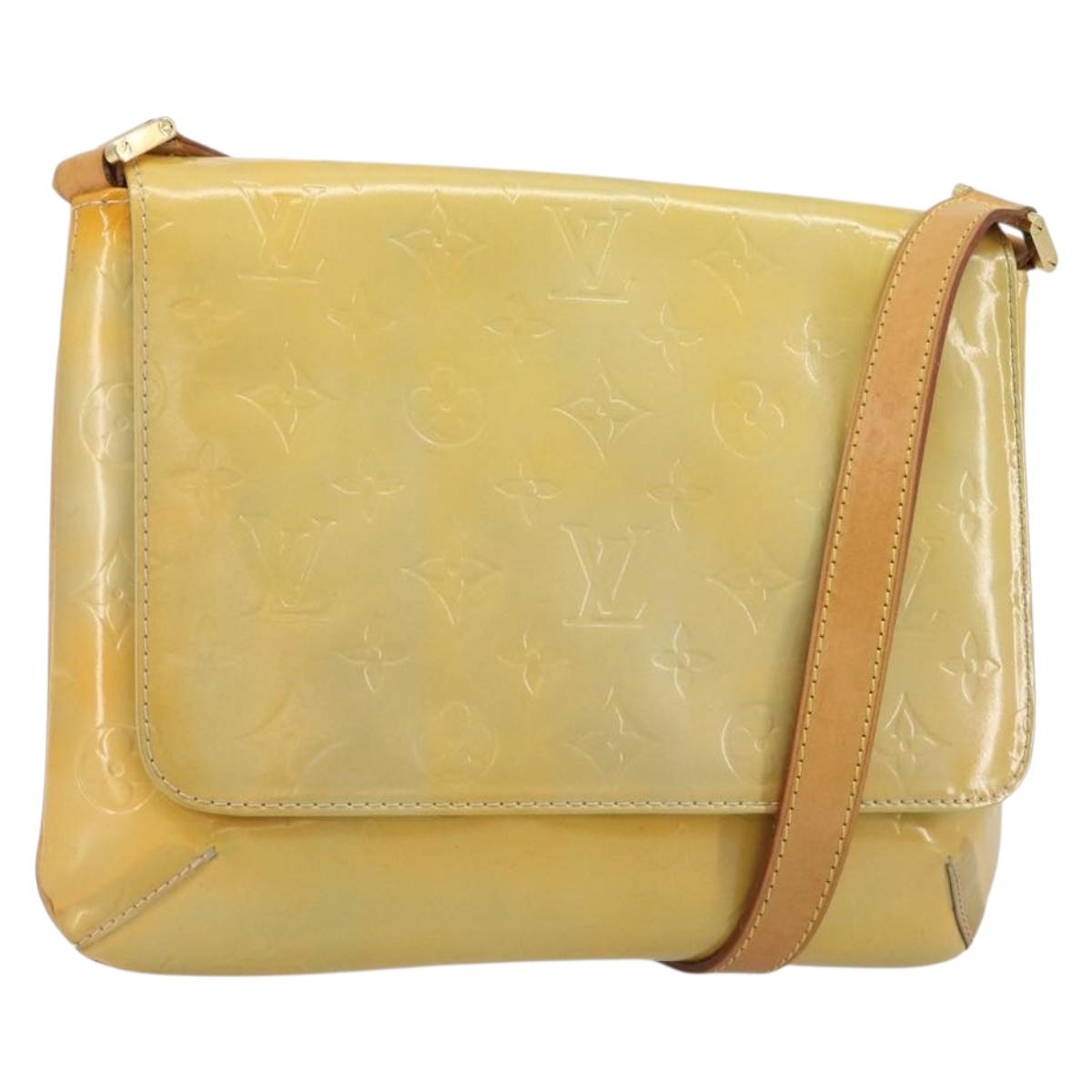 LOUIS VUITTON Monogram Vernis Thompson Street Bag Gris M91008 LV Auth 190258