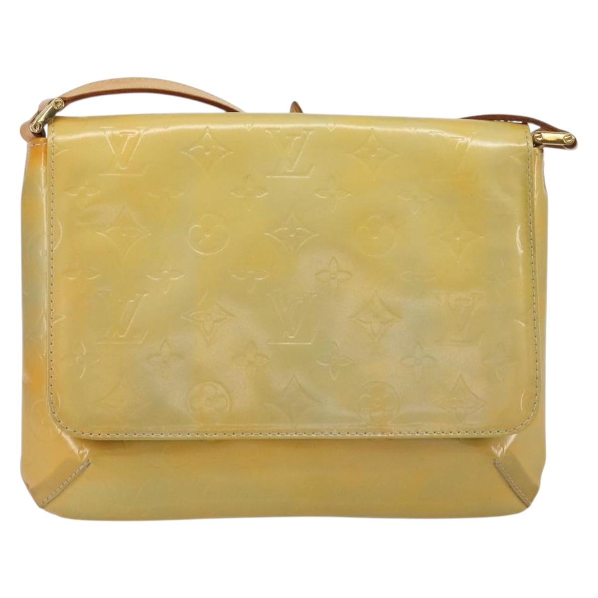 LOUIS VUITTON Monogram Vernis Thompson Street Bag Gris M91008 LV Auth 190258