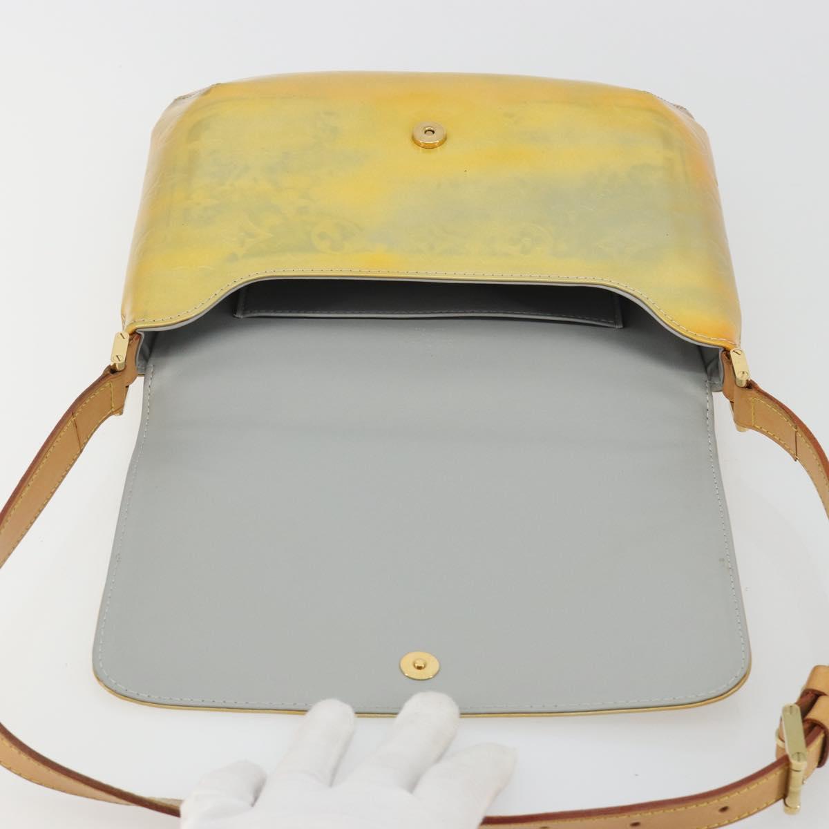 LOUIS VUITTON Monogram Vernis Thompson Street Bag Gris M91008 LV Auth 190258