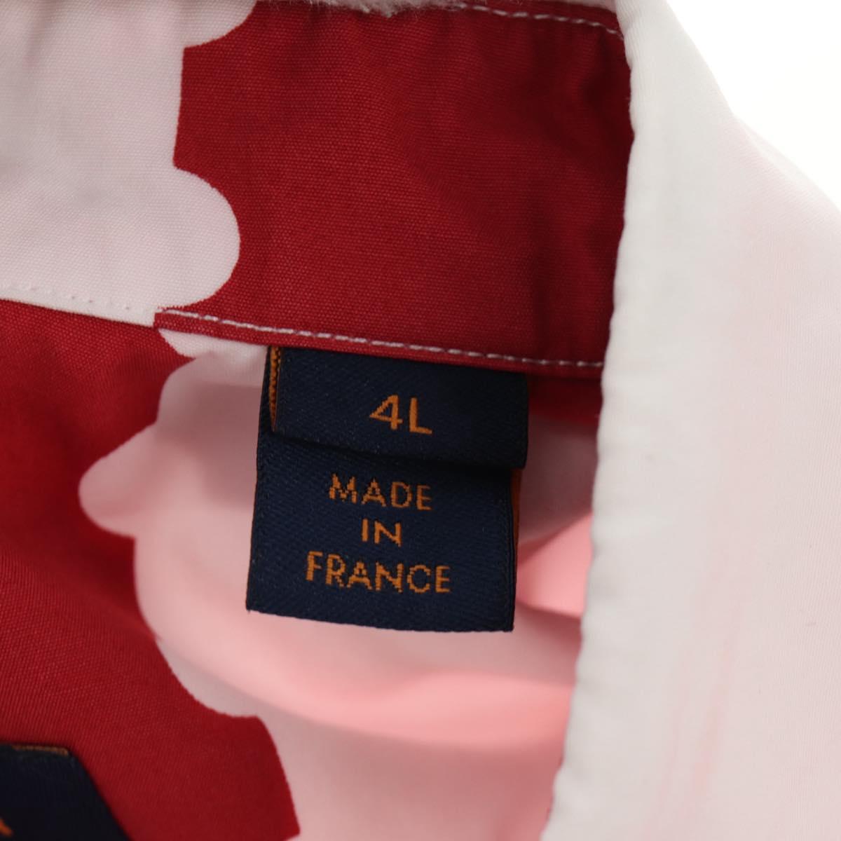 LOUIS VUITTON Damier Giant Short Sleeved Shirt LVMADE 4L Red LV Auth 190266SAM