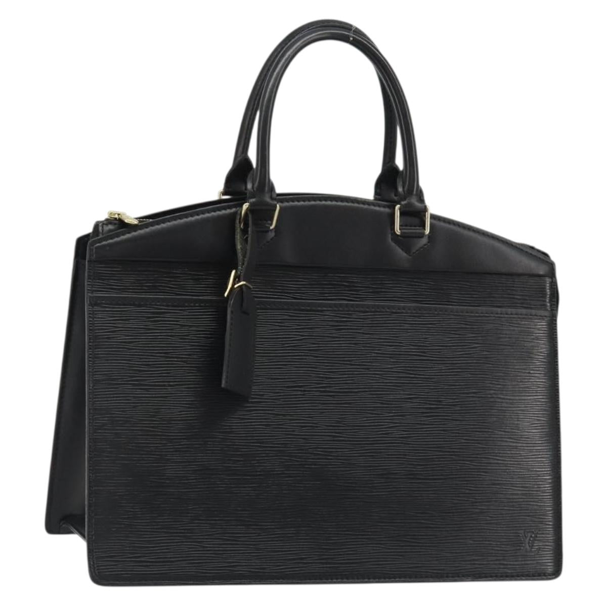 LOUIS VUITTON Epi Riviera Hand Bag Black LV Auth 190272