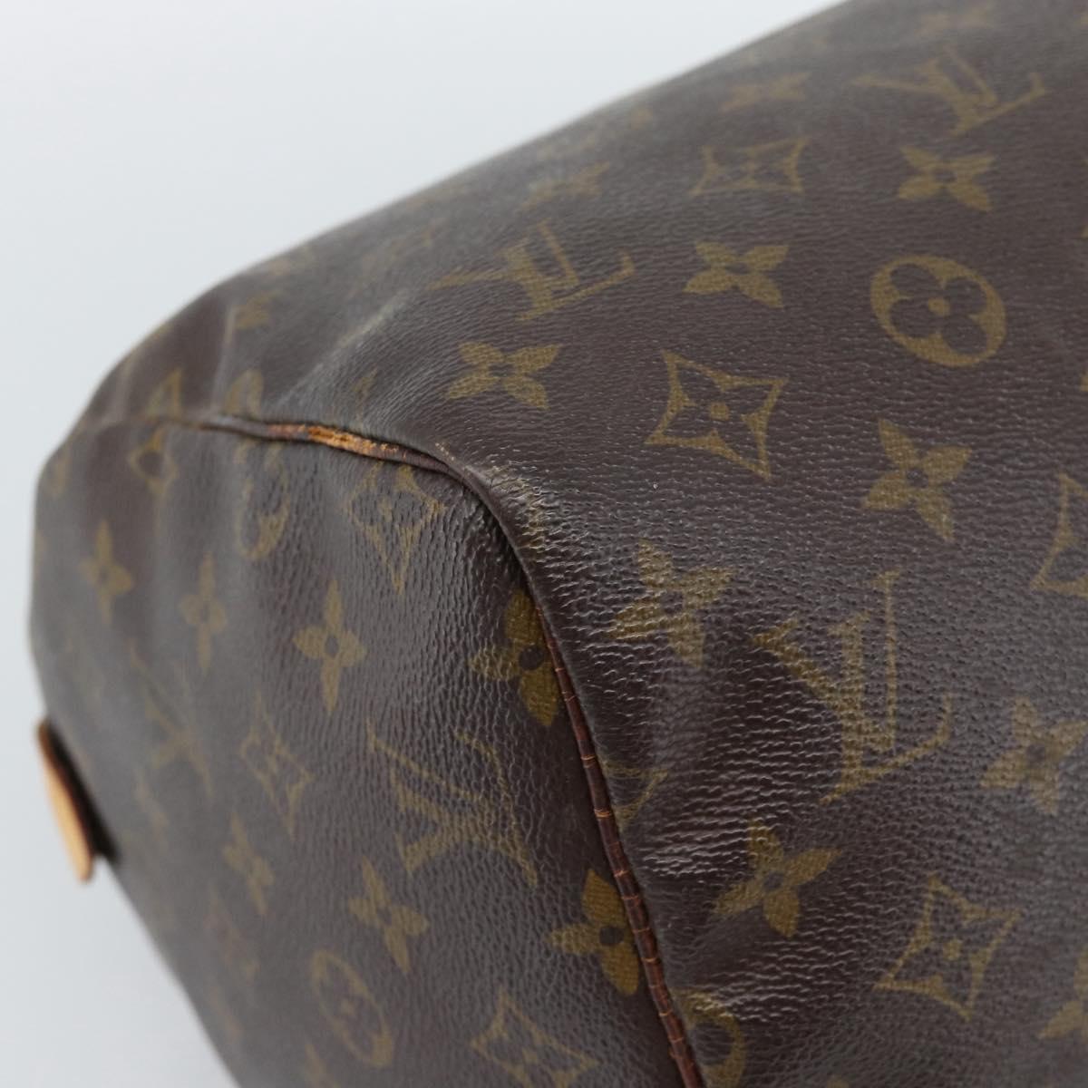 LOUIS VUITTON Monogram Speedy 30 Hand Bag M41526 LV Auth 190274
