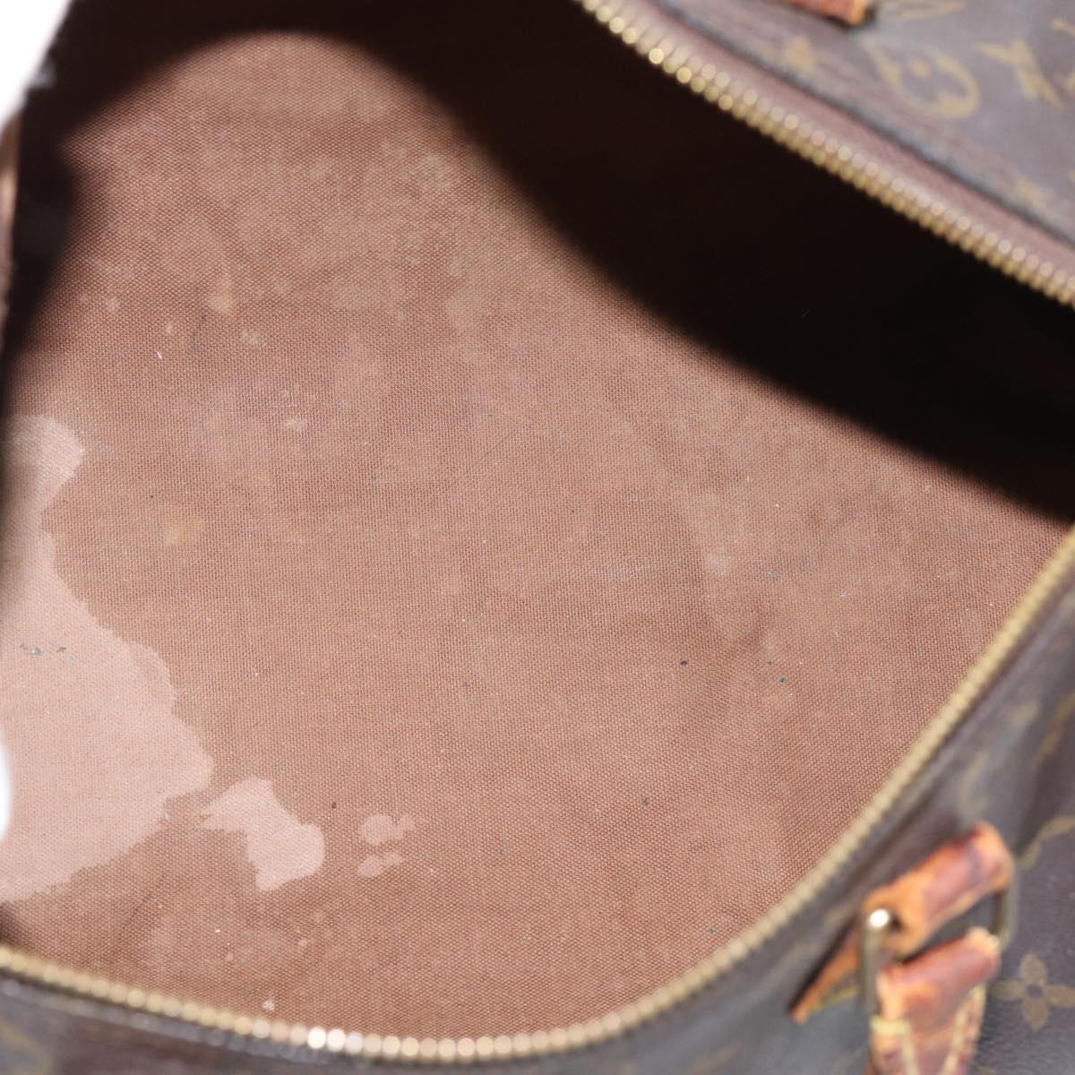LOUIS VUITTON Monogram Speedy 30 Hand Bag M41526 LV Auth 190274