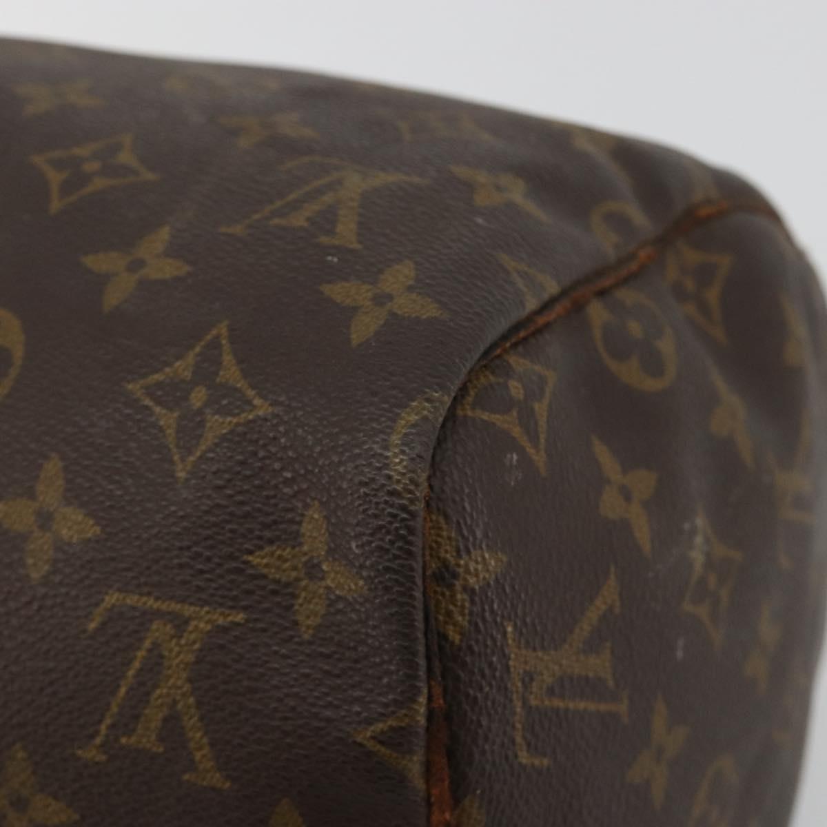 LOUIS VUITTON Monogram Speedy 30 Hand Bag M41526 LV Auth 190281