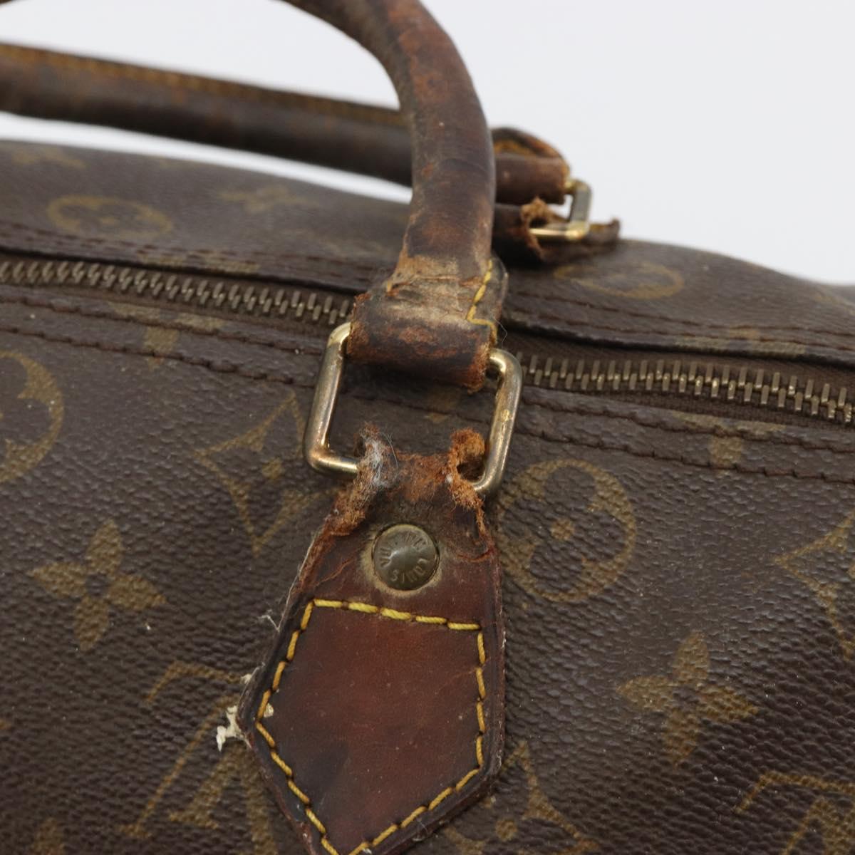 LOUIS VUITTON Monogram Speedy 30 Hand Bag M41526 LV Auth 190281