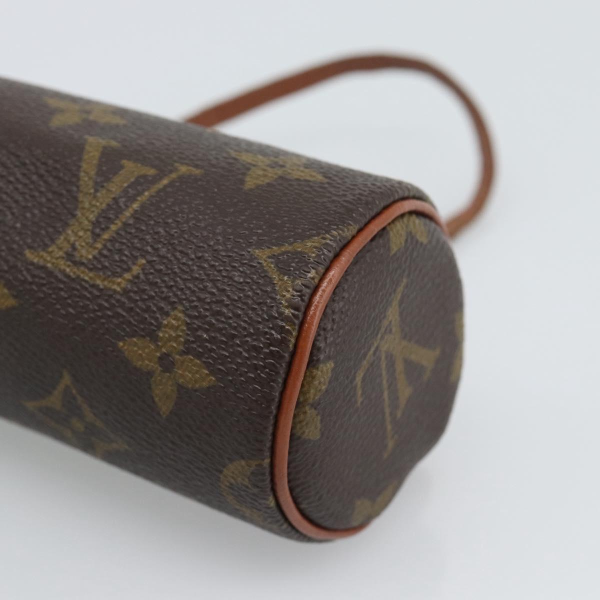 LOUIS VUITTON Monogram Papillon Pouch LV Auth 190286