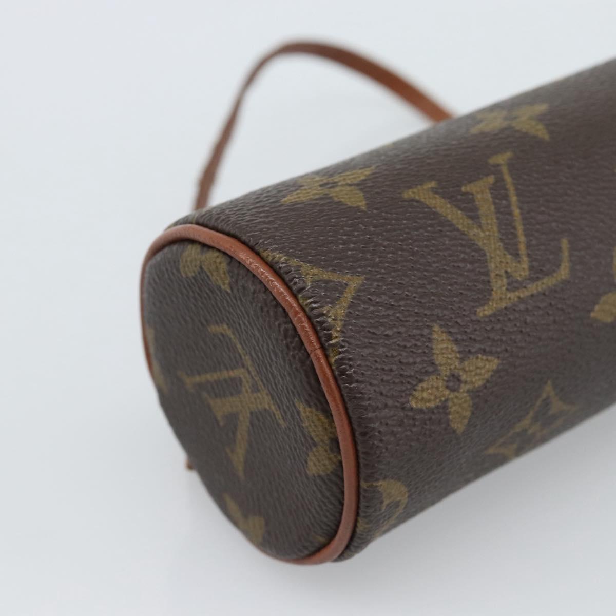 LOUIS VUITTON Monogram Papillon Pouch LV Auth 190286
