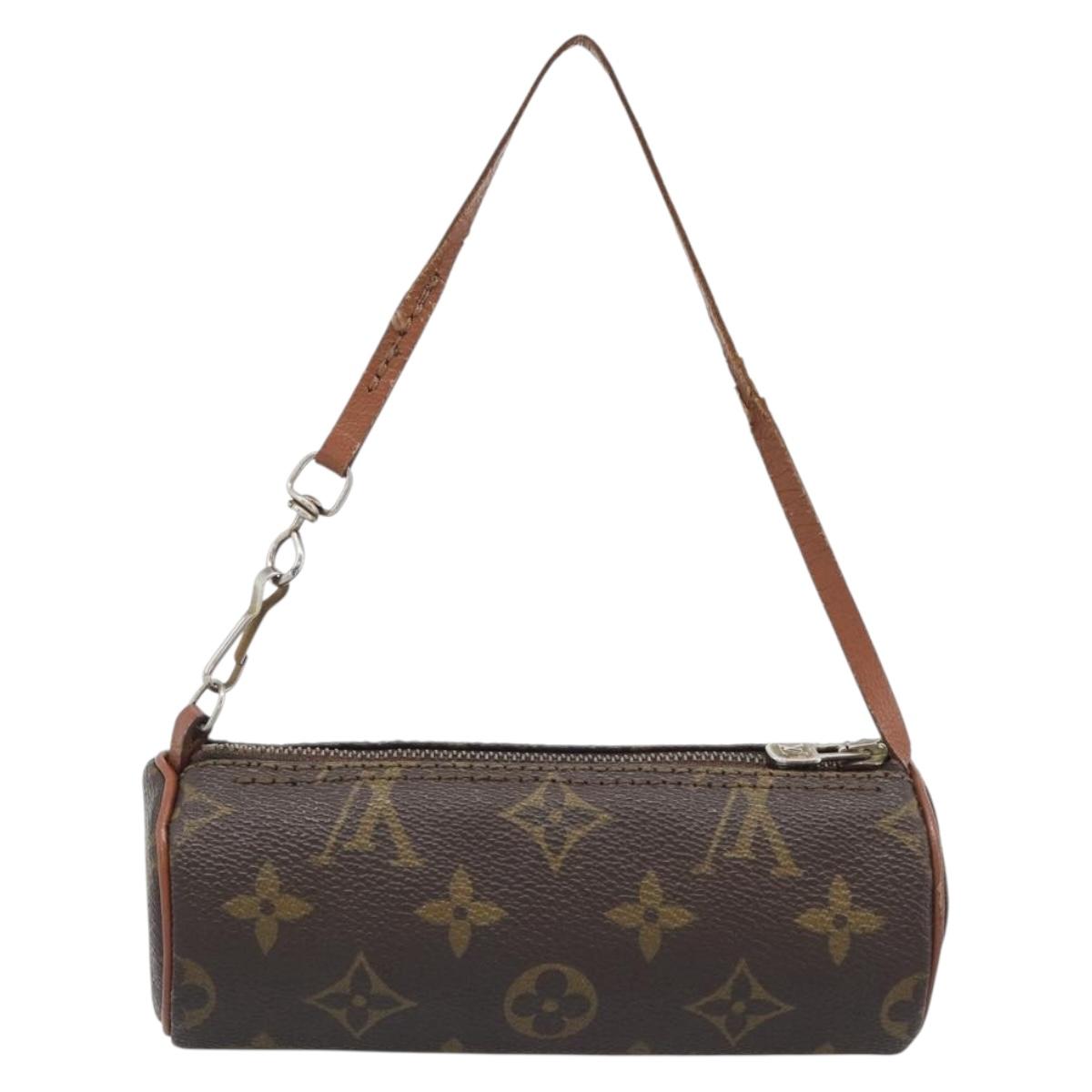 LOUIS VUITTON Monogram Papillon Pouch LV Auth 190286