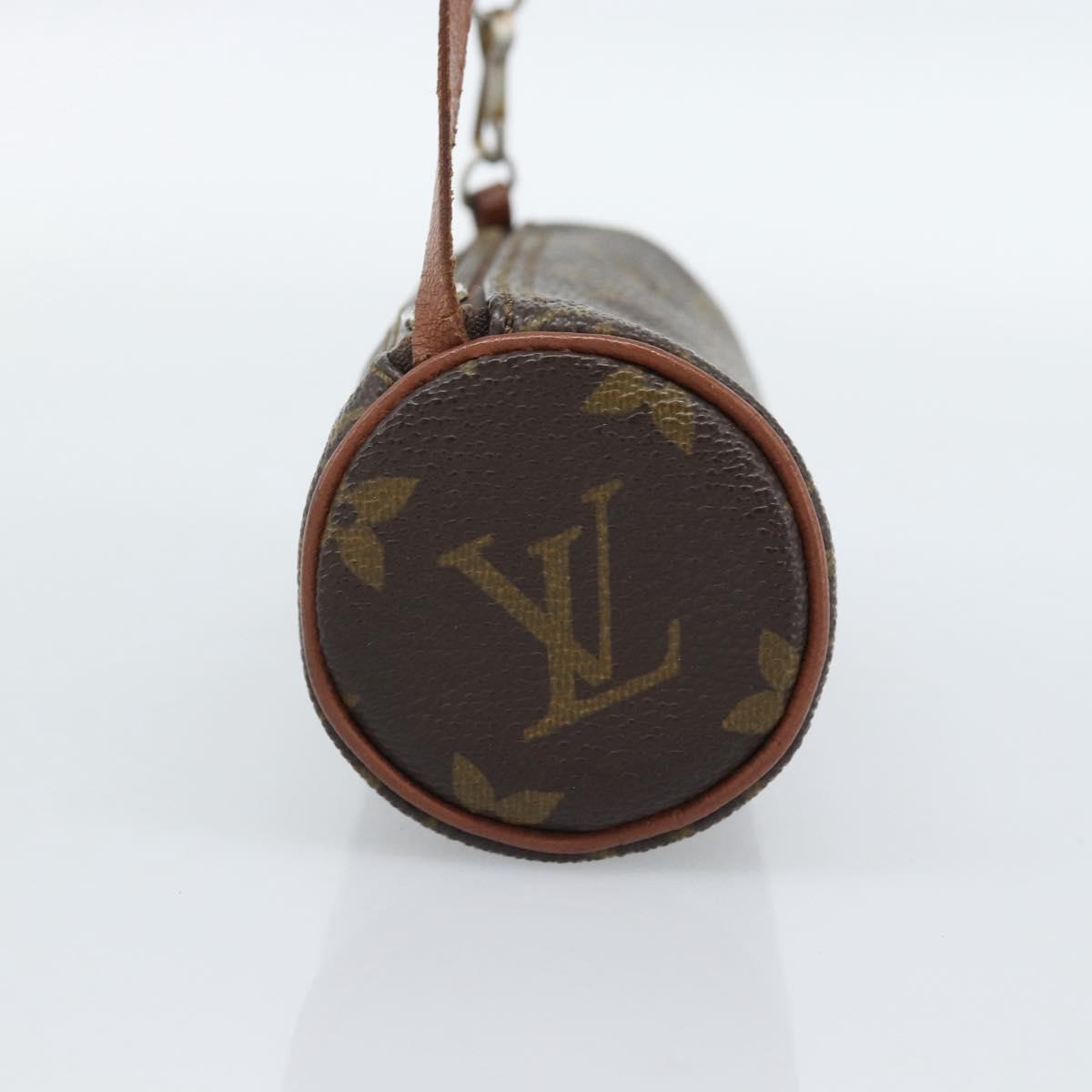 LOUIS VUITTON Monogram Papillon Pouch LV Auth 190286