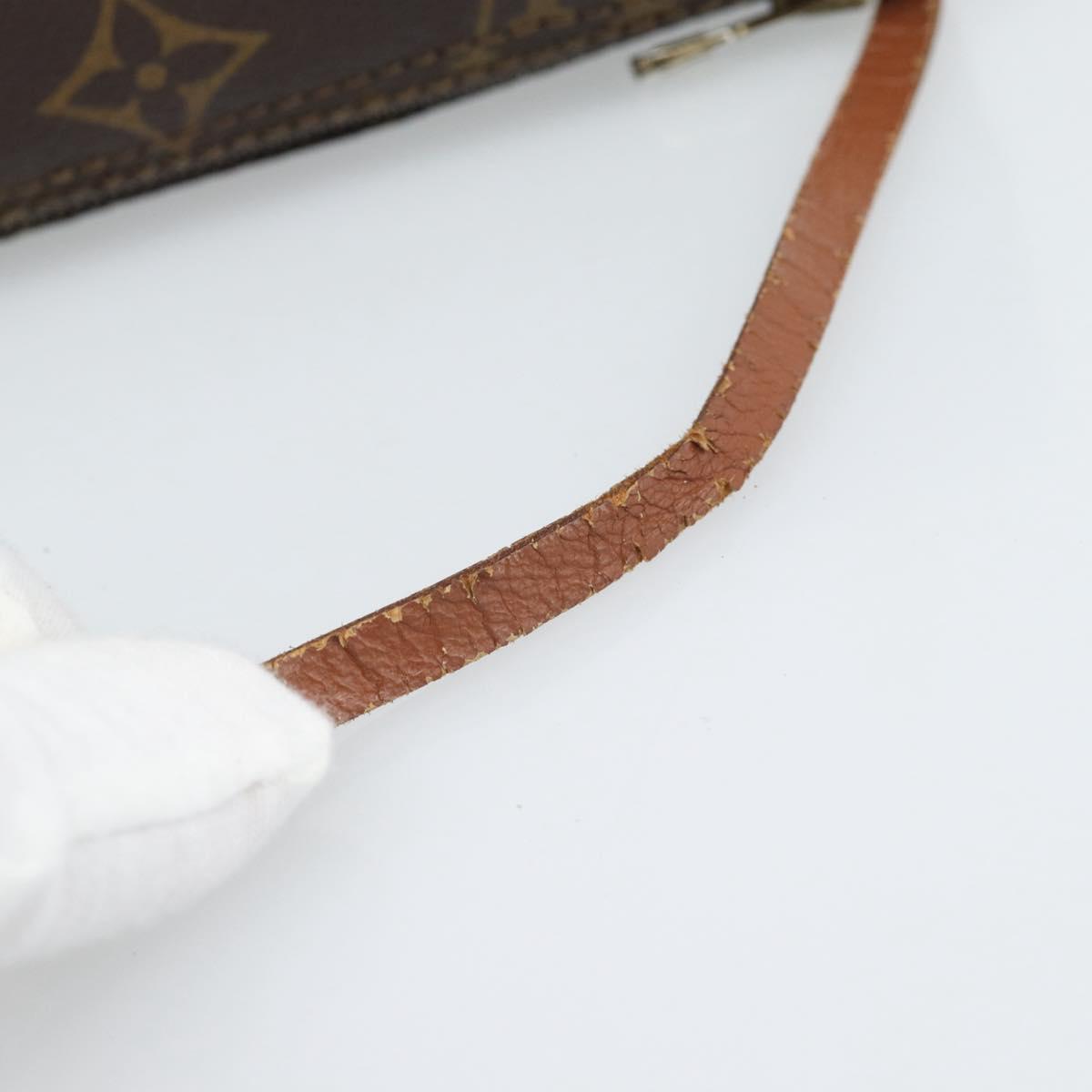LOUIS VUITTON Monogram Papillon Pouch LV Auth 190286