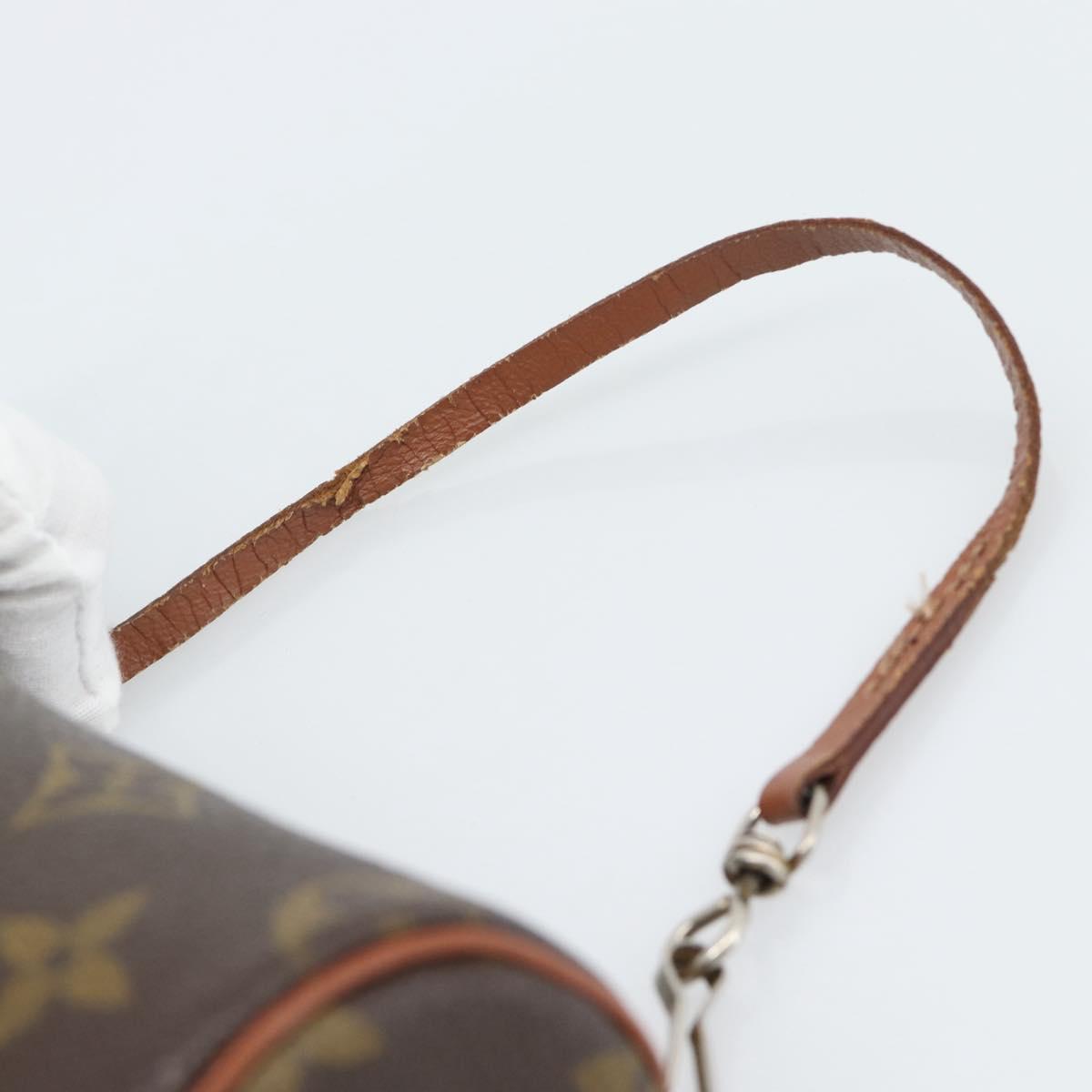LOUIS VUITTON Monogram Papillon Pouch LV Auth 190286