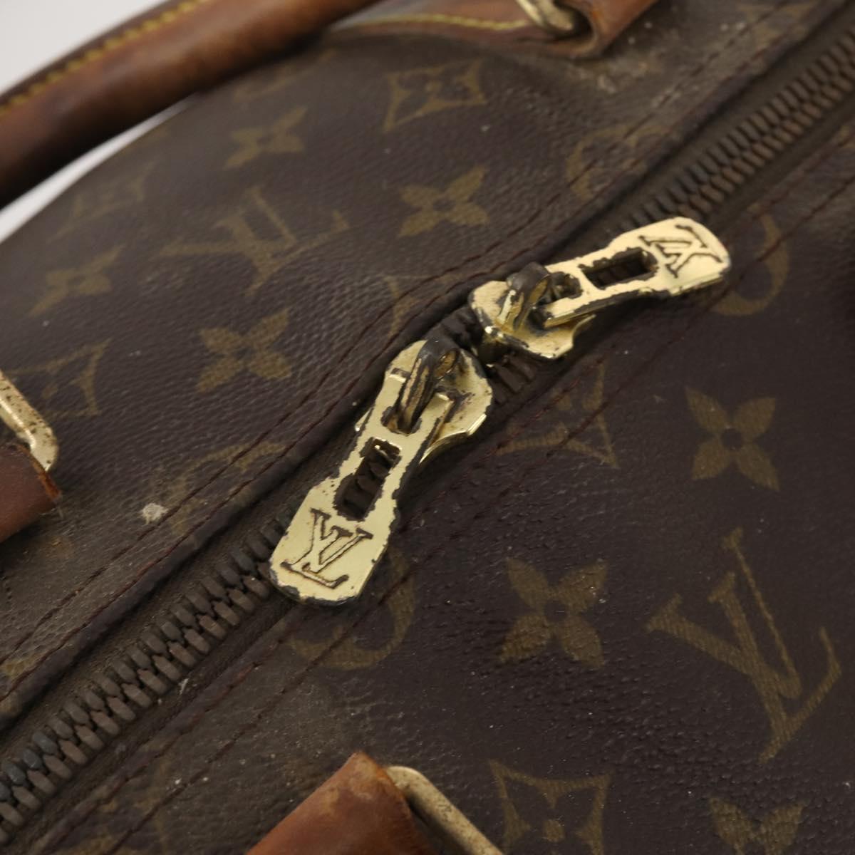 LOUIS VUITTON Monogram Keepall Bandouliere 55 Boston Bag M41414 LV Auth 190288