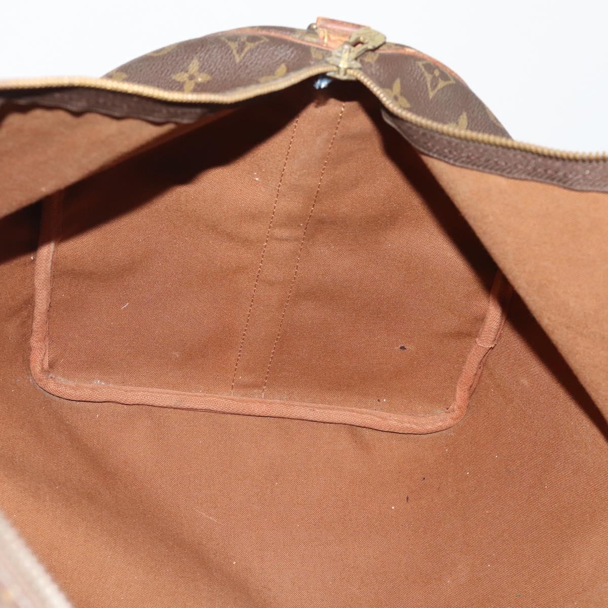 LOUIS VUITTON Monogram Keepall Bandouliere 55 Boston Bag M41414 LV Auth 190288