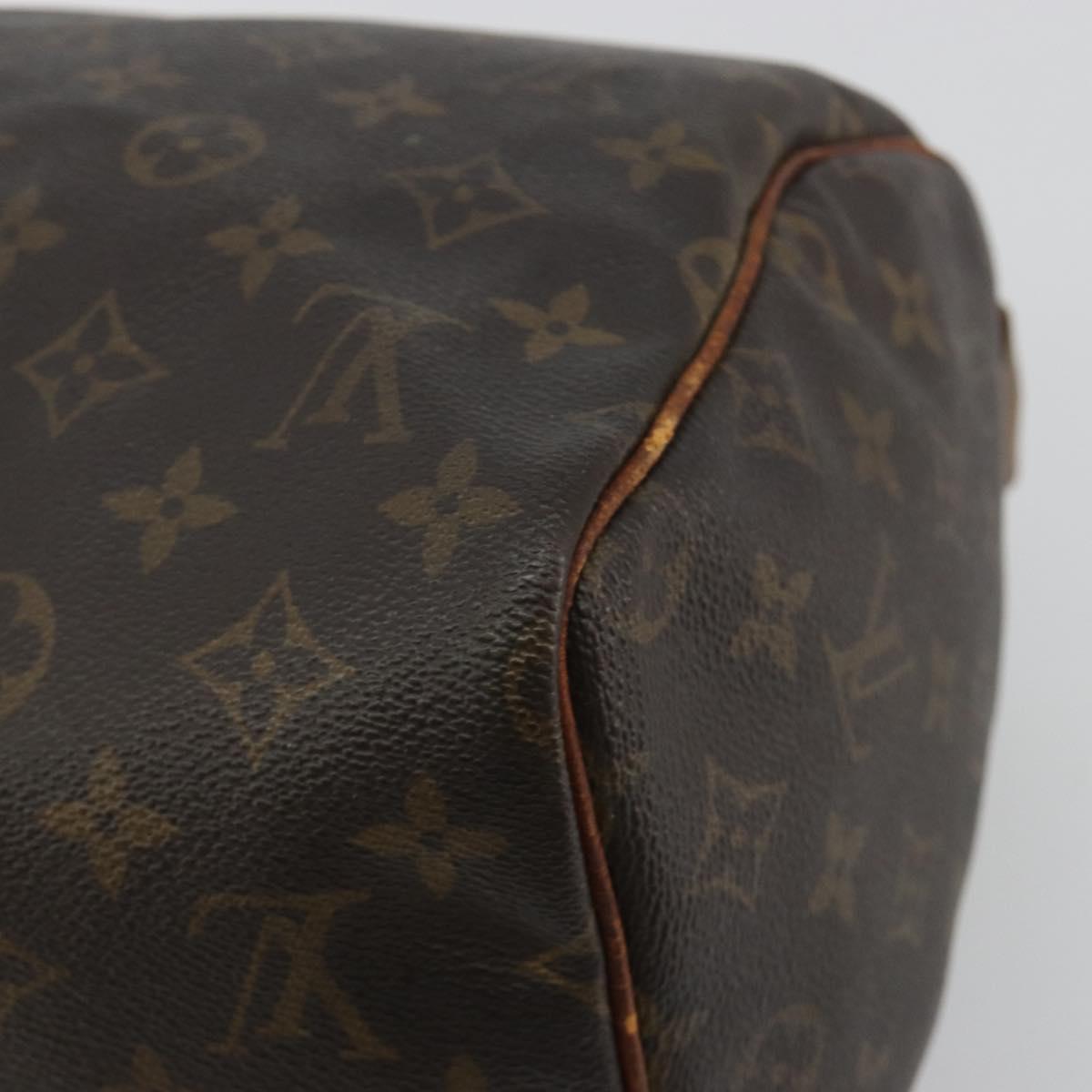 LOUIS VUITTON Monogram Speedy 30 Hand Bag M41526 LV Auth 190289