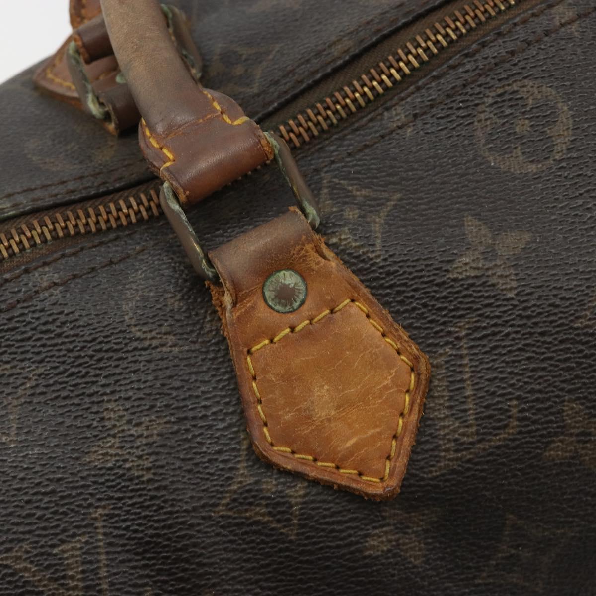 LOUIS VUITTON Monogram Speedy 30 Hand Bag M41526 LV Auth 190289