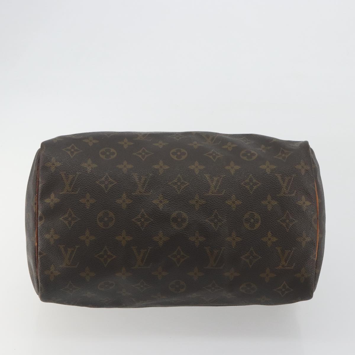LOUIS VUITTON Monogram Speedy 30 Hand Bag M41526 LV Auth 190289