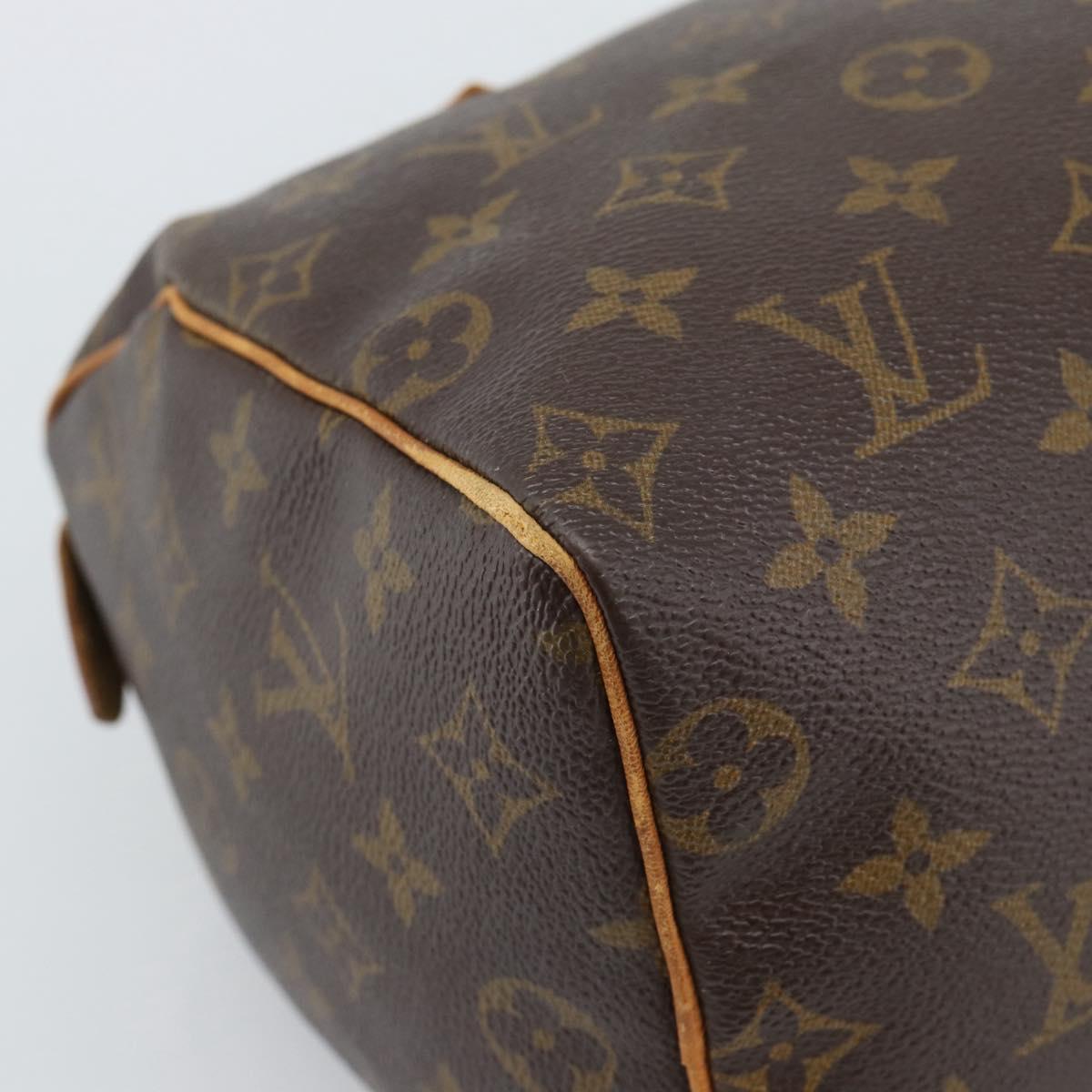 LOUIS VUITTON Monogram Speedy 25 Hand Bag M41528 LV Auth 190291