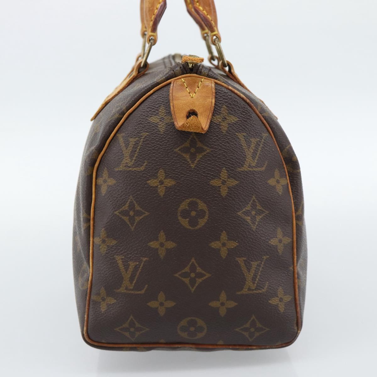 LOUIS VUITTON Monogram Speedy 25 Hand Bag M41528 LV Auth 190291