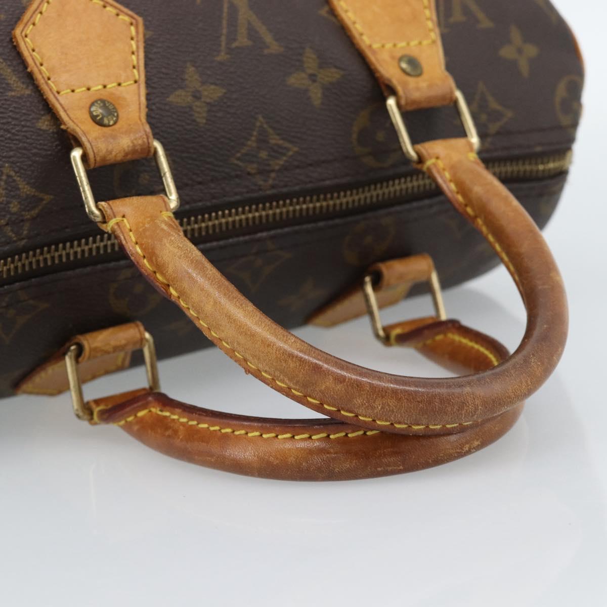 LOUIS VUITTON Monogram Speedy 25 Hand Bag M41528 LV Auth 190291