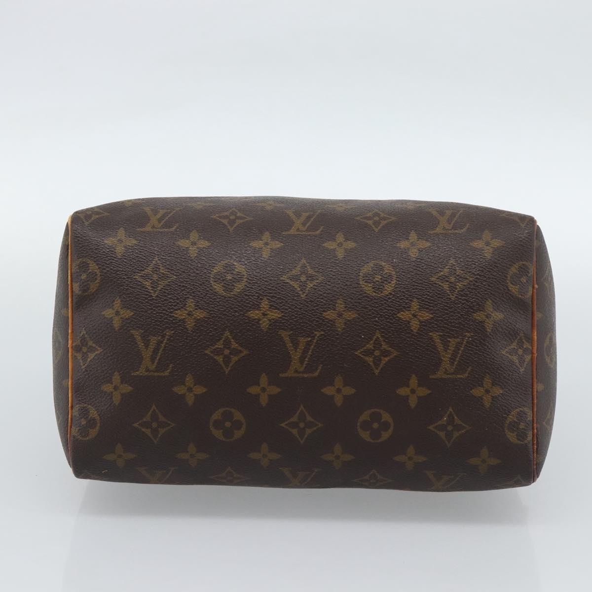LOUIS VUITTON Monogram Speedy 25 Hand Bag M41528 LV Auth 190291