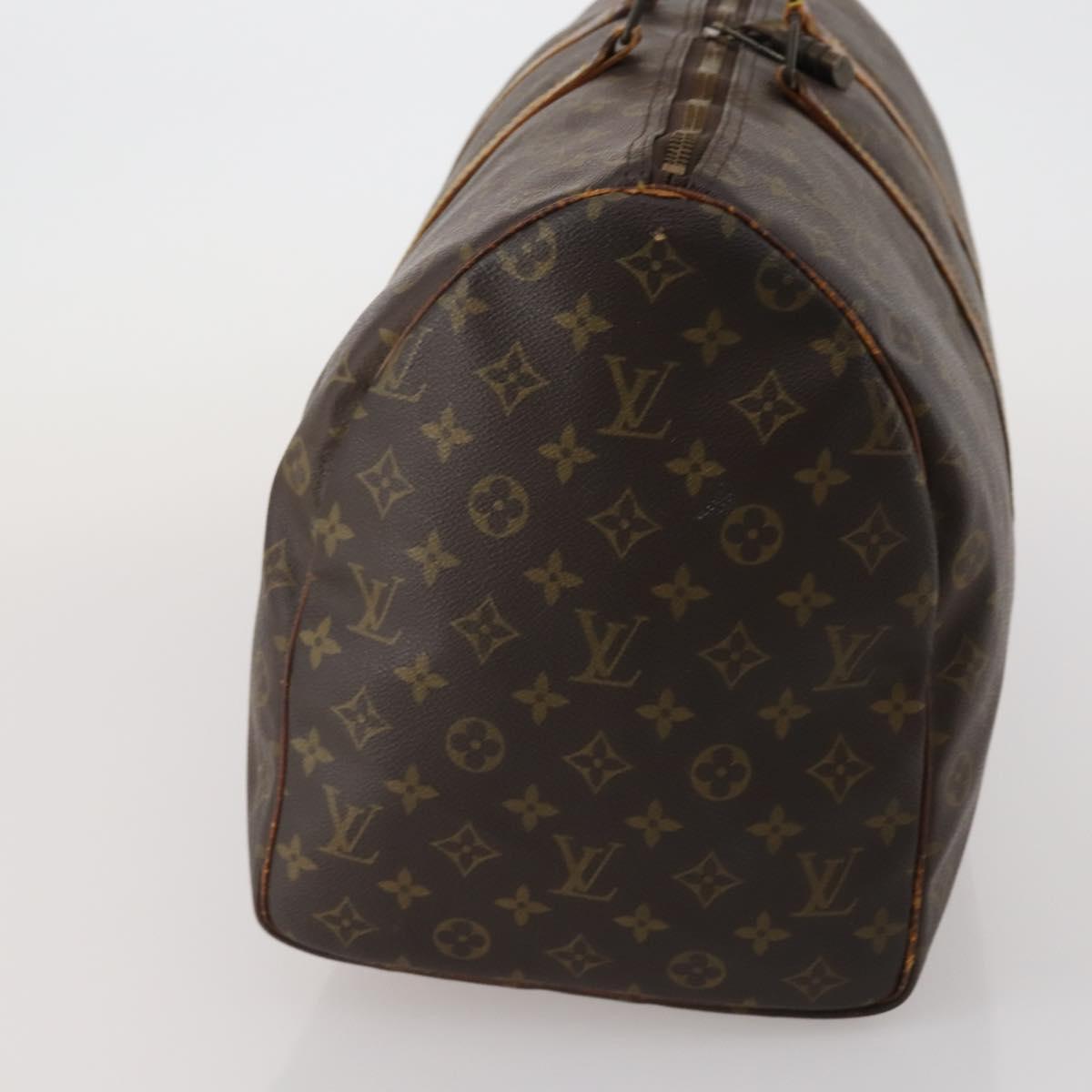 LOUIS VUITTON Monogram Keepall 50 Boston Bag M41426 LV Auth 190303