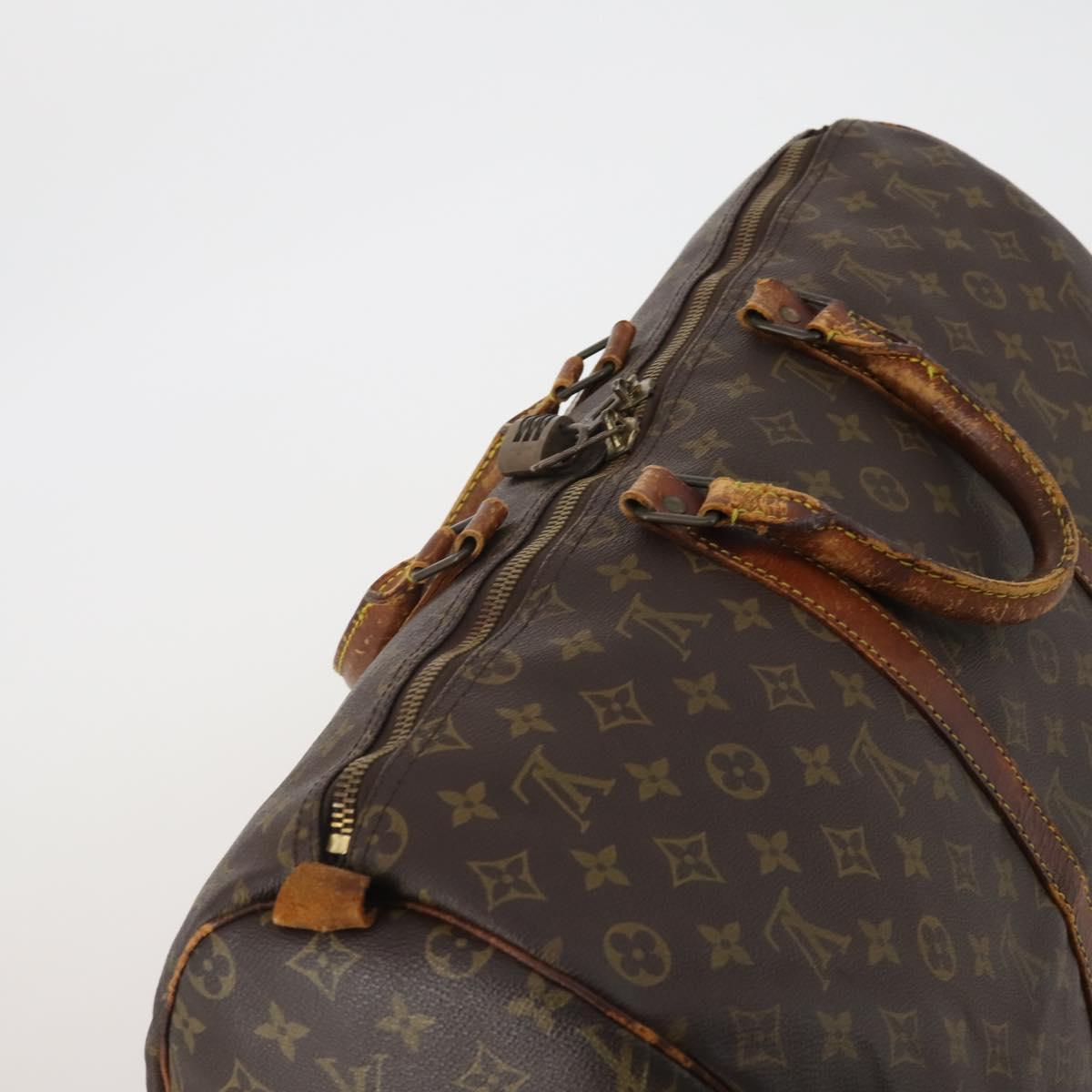 LOUIS VUITTON Monogram Keepall 50 Boston Bag M41426 LV Auth 190303