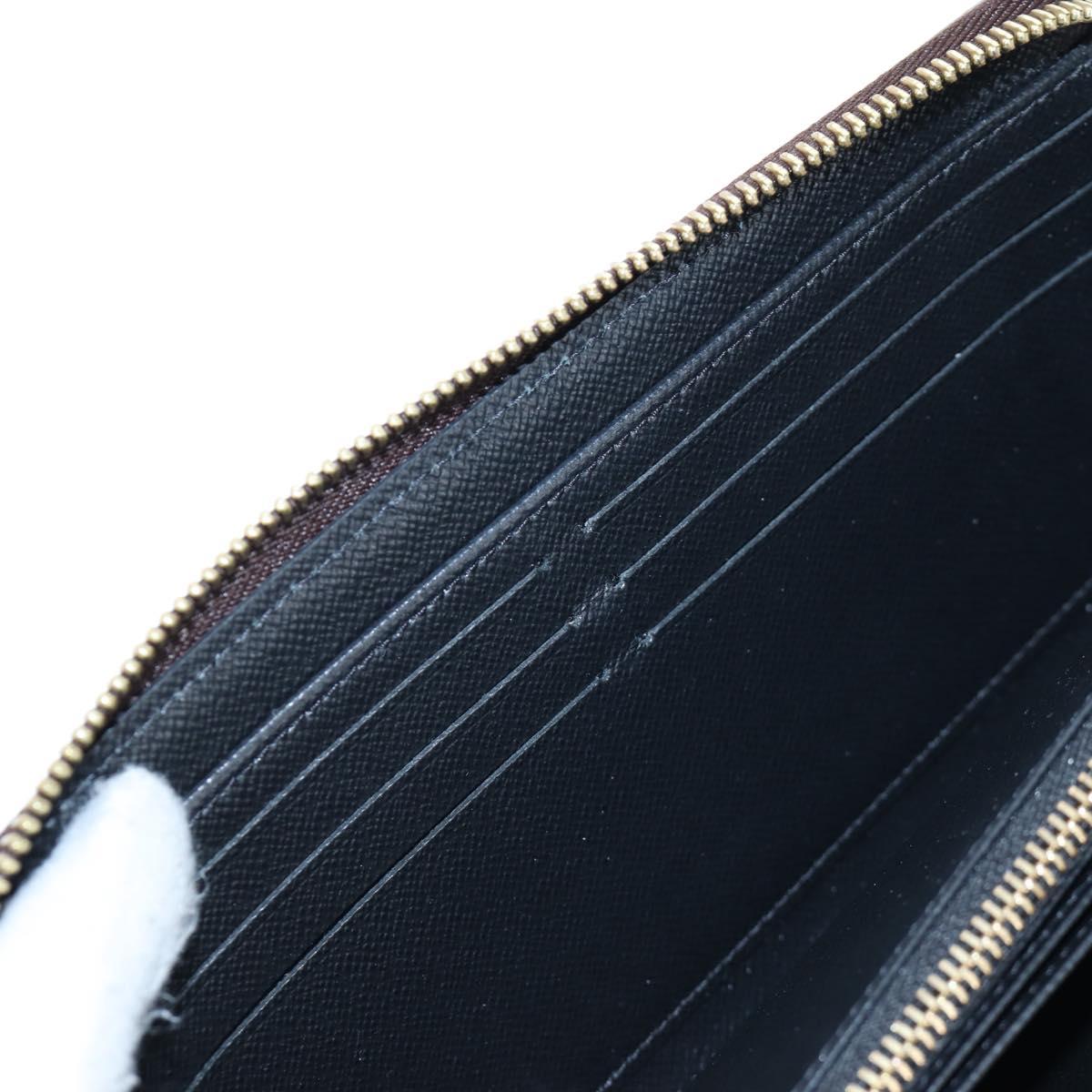 LOUIS VUITTON Monogram Giant Reverse Zippy Long Wallet M69353 LV Auth 190341M