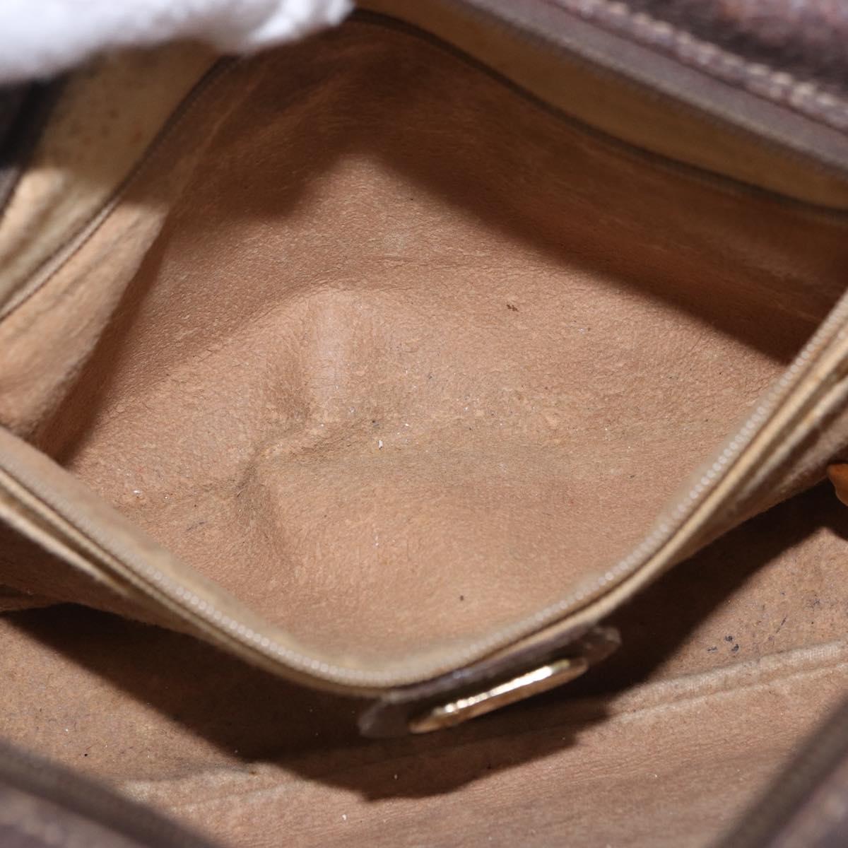GUCCI GG Supreme Shoulder Bag PVC Beige Gold 001 067 1283 Auth 190345
