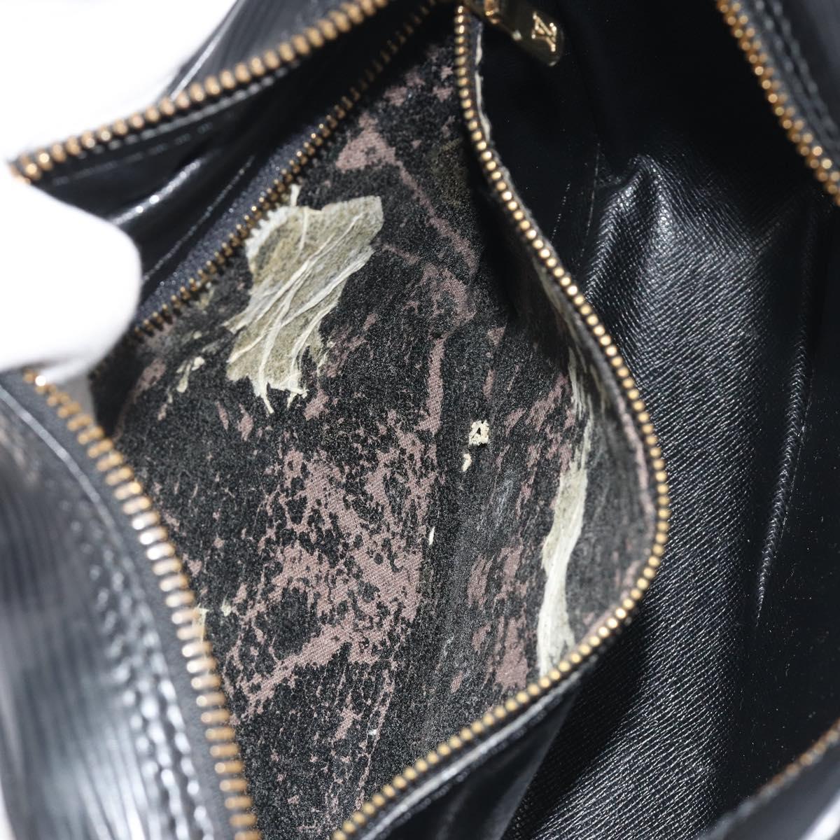 LOUIS VUITTON Epi Trocadero 23 Shoulder Bag Black M52302 LV Auth 190353A