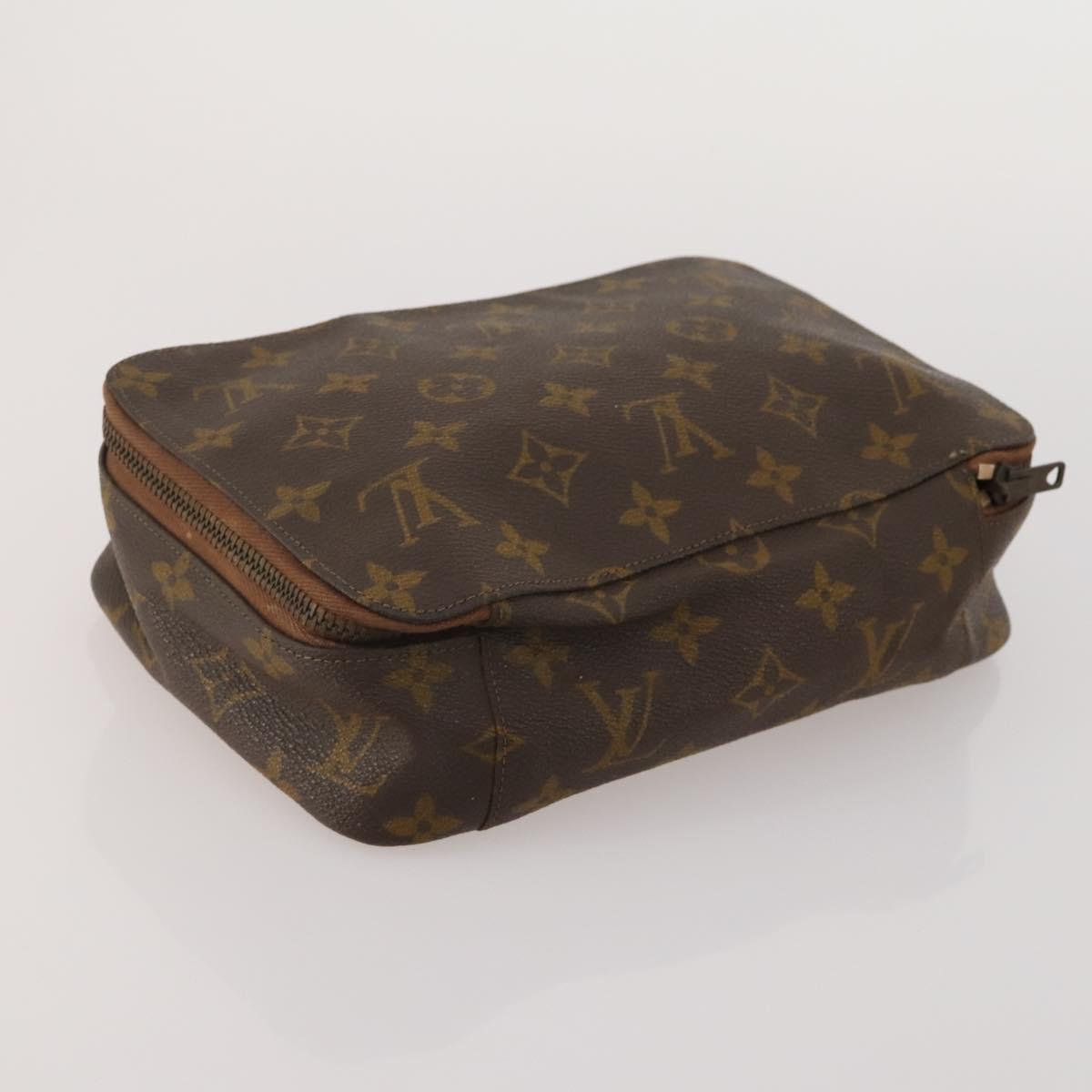 LOUIS VUITTON Monogram Vernis Hand Bag 3 Set Beige LV Auth 190372