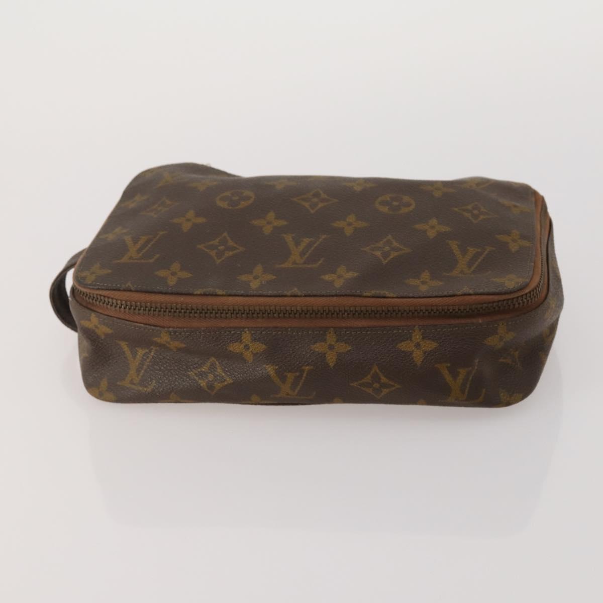 LOUIS VUITTON Monogram Vernis Hand Bag 3 Set Beige LV Auth 190372